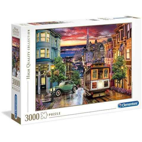 Clementoni® Puzzle High Quality Collection, San Francisco, 3000 Puzzleteile, Made in Europe, FSC® - schützt Wald - weltweit
