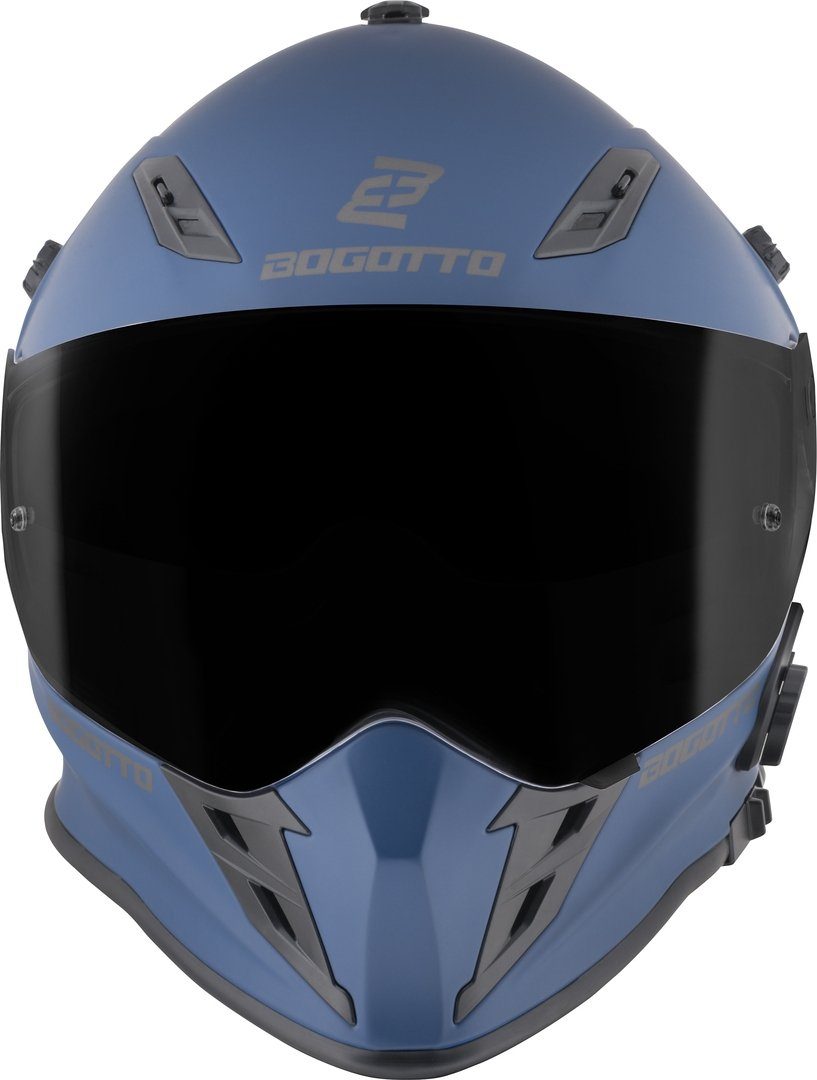 Bogotto Motocrosshelm H331 BT Bluetooth Enduro Helm, Integriertes Kommunikationssystem,geeignet Für Brillenträger,vorb – Bild 4 von 5
