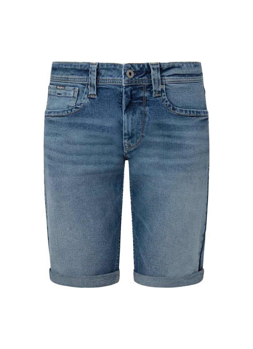 Jeans Jeansshorts Stretch CASH Pepe mit