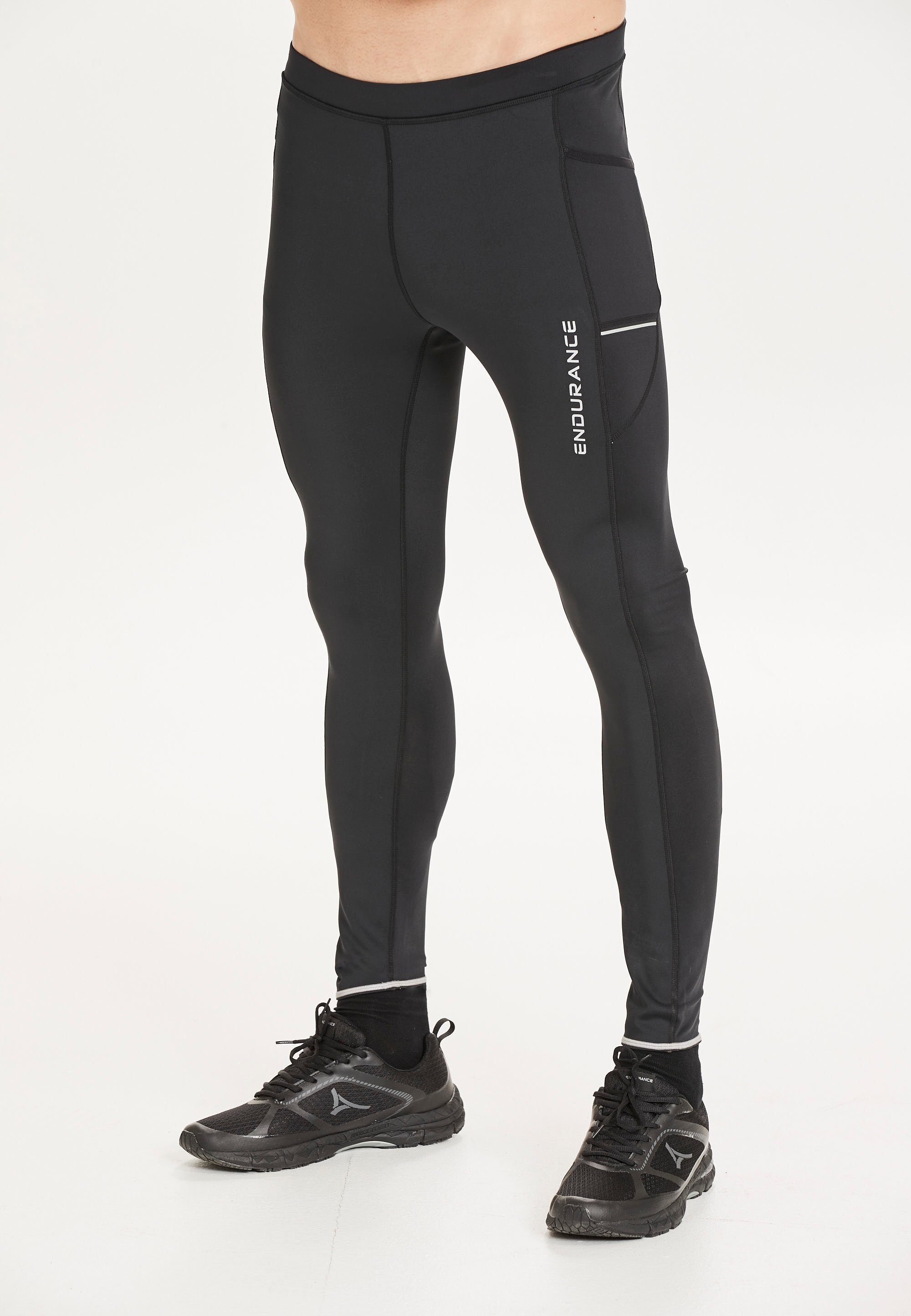 Vorderseite ENDURANCE winddichter Lauftights mit Energy