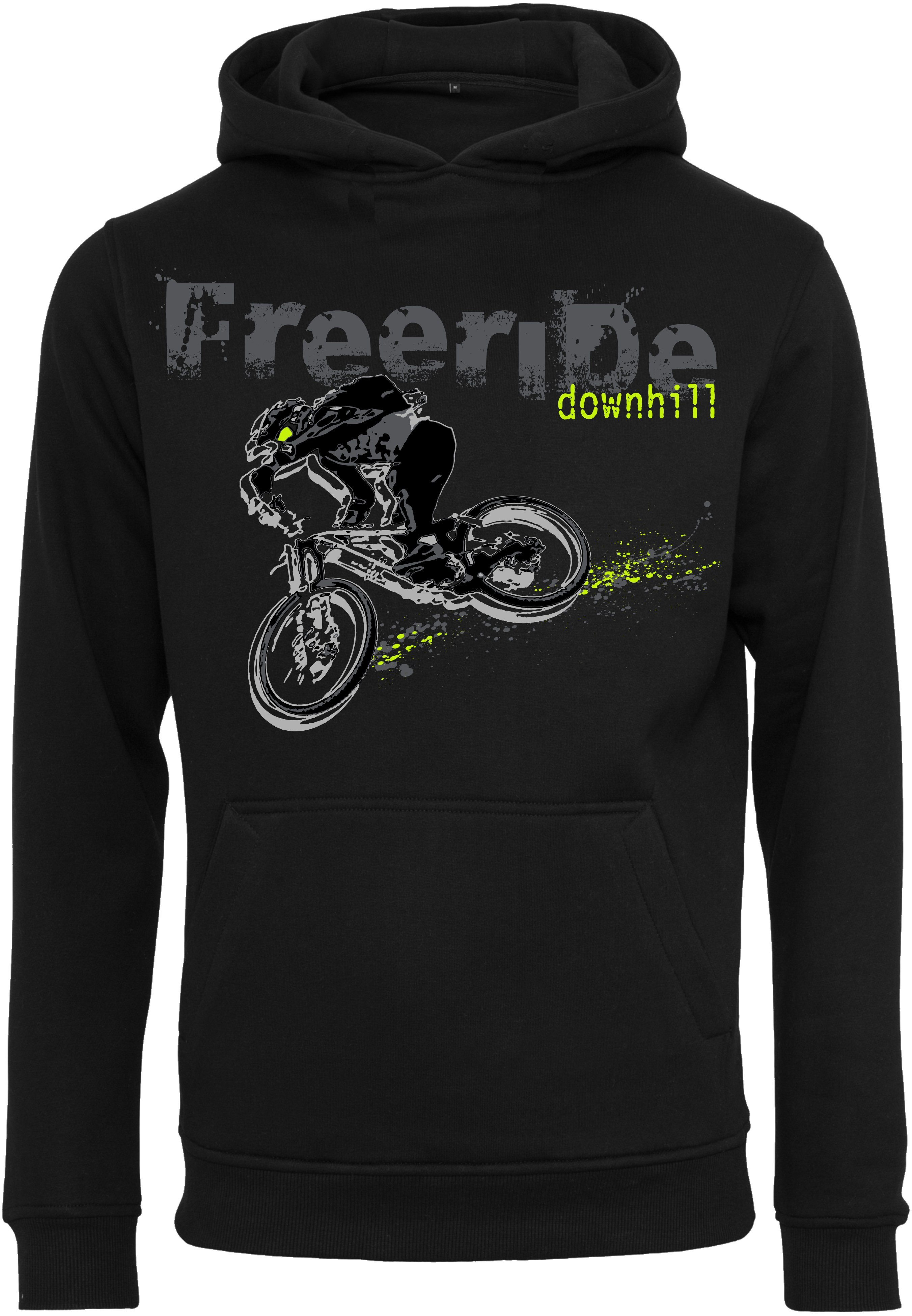 Baddery Kapuzenpullover Fahrrad Hoodie: "Freeride Downhill" - Pullover Herr günstig online kaufen