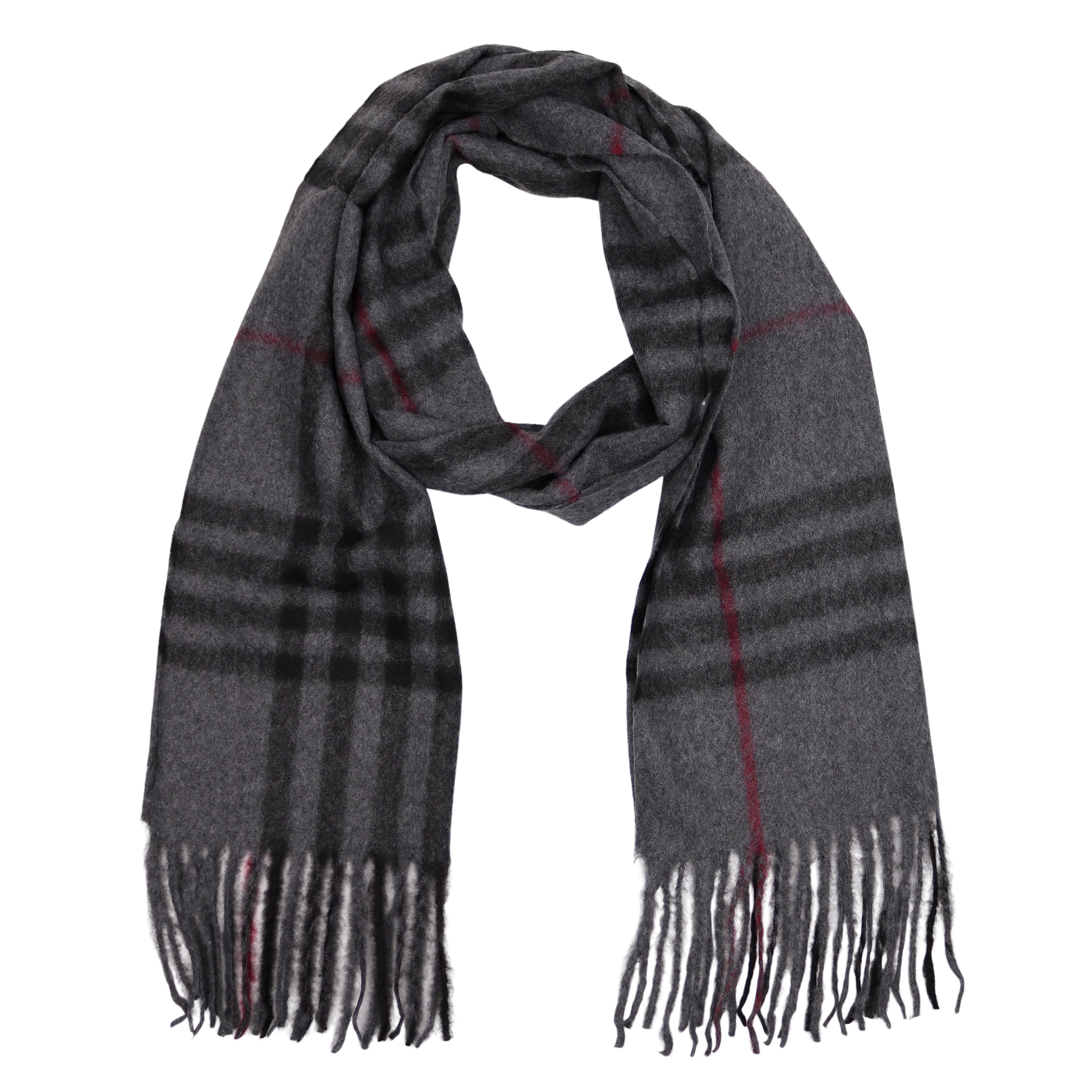 MIRROSI Modeschal Herren Weicher und warmer Schal Karo Muster 32x180cm, (an günstig online kaufen