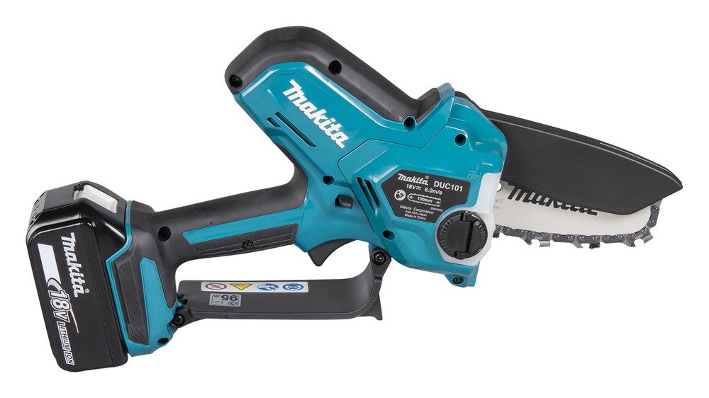 Makita Akku-Säge Astsäge DUC101RF01, Set, mit Akku und Ladegerät, 18V, 10 cm, 8 m/s – Bild 5 von 5