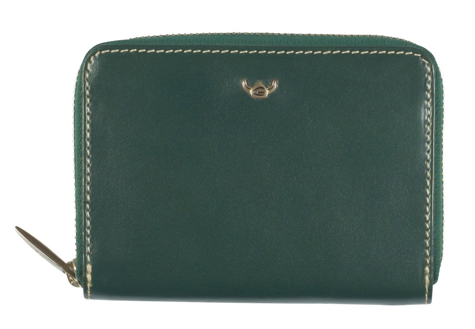 Golden Head Geldbörse Zipped Billfold Coin Wallet, aus echtem Rindsleder