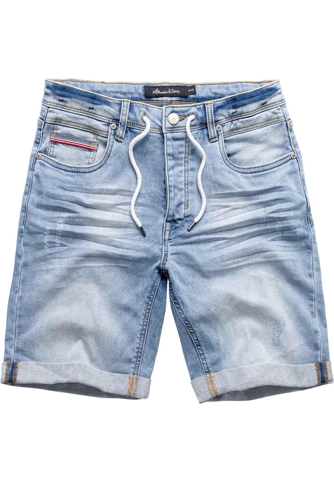 Amaci&Sons Jeansshorts MARKHAM Jeansshorts Herren Bermuda günstig online kaufen