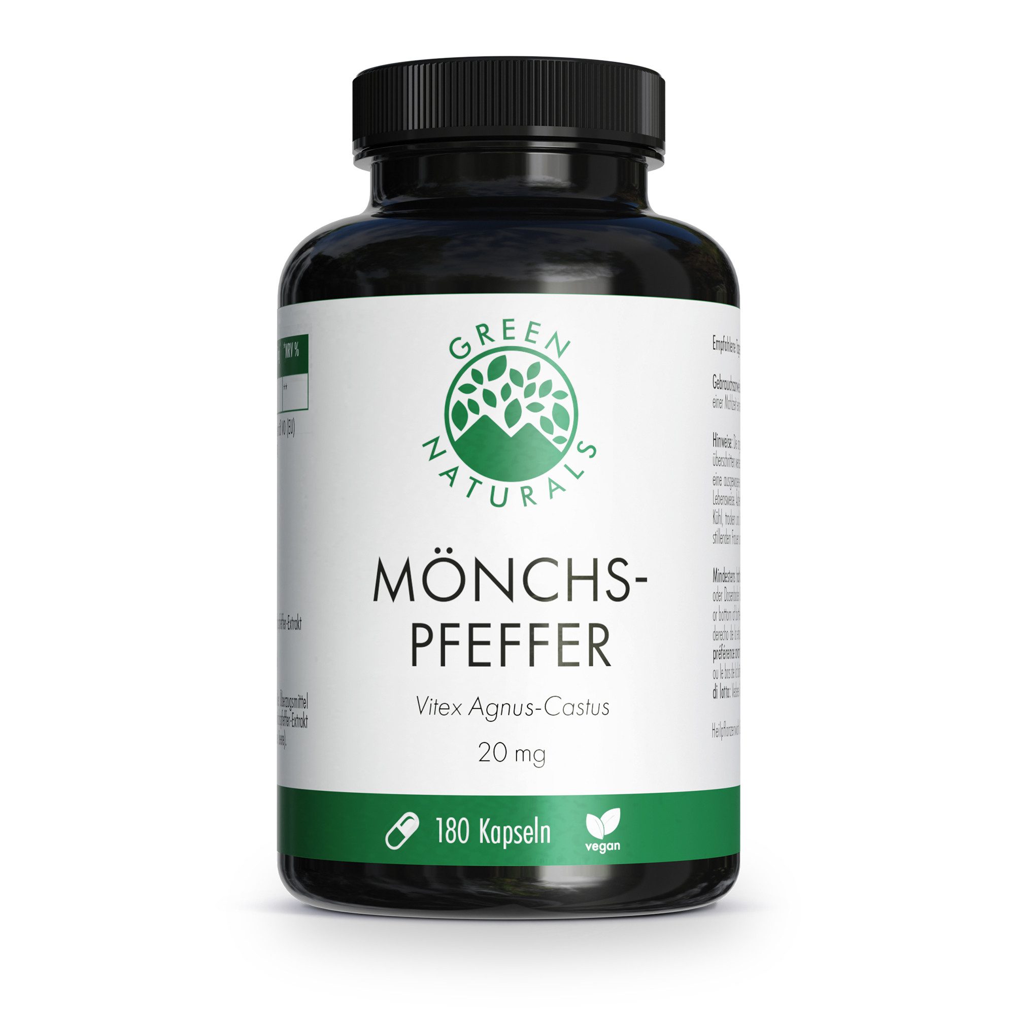 Green Naturals Mönchspfeffer 20 mg hochdosiert KAP, 76.0 g 0.0 ml