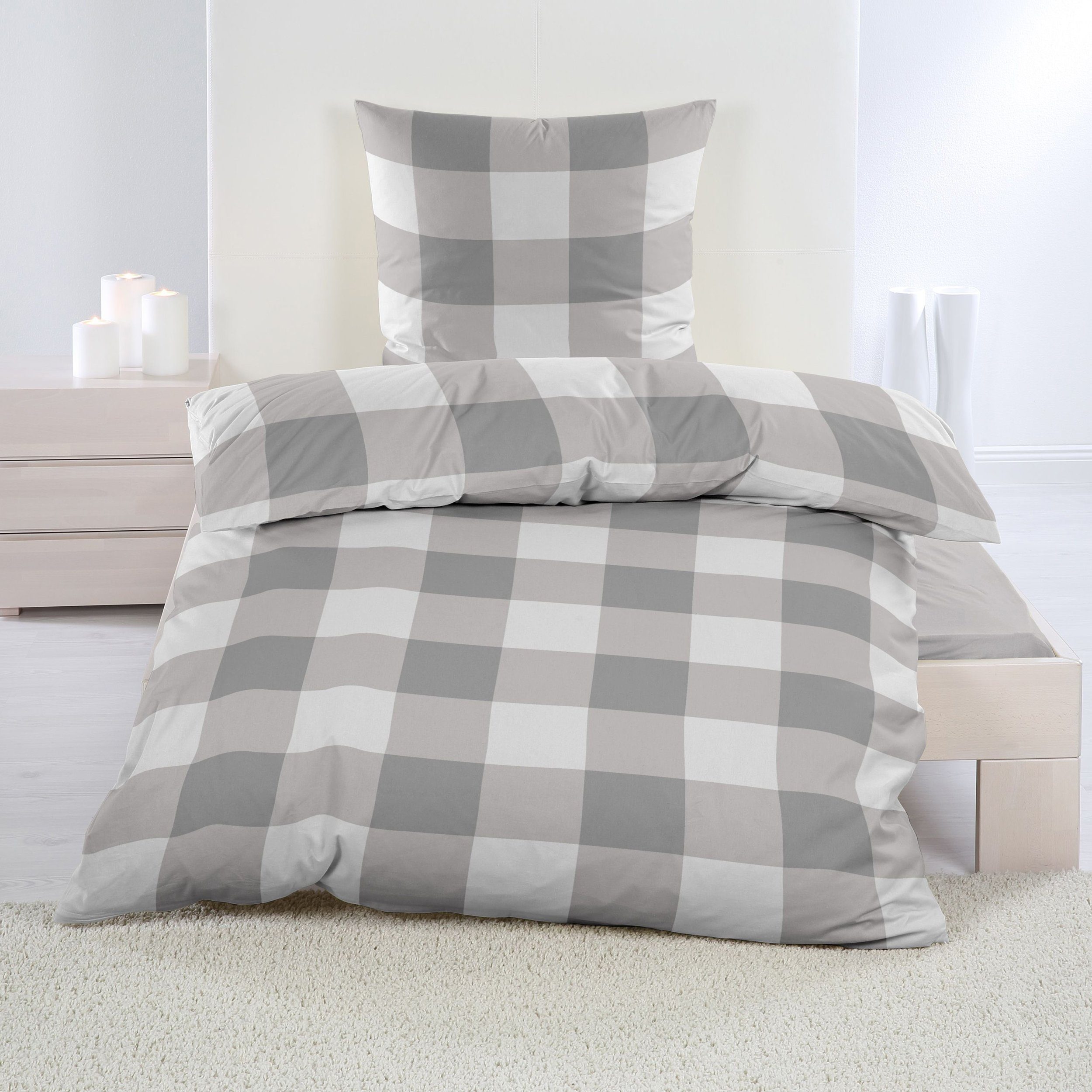 Casa Colori Bettwäsche Fleece Wintergarnitur 135x200 günstig online kaufen