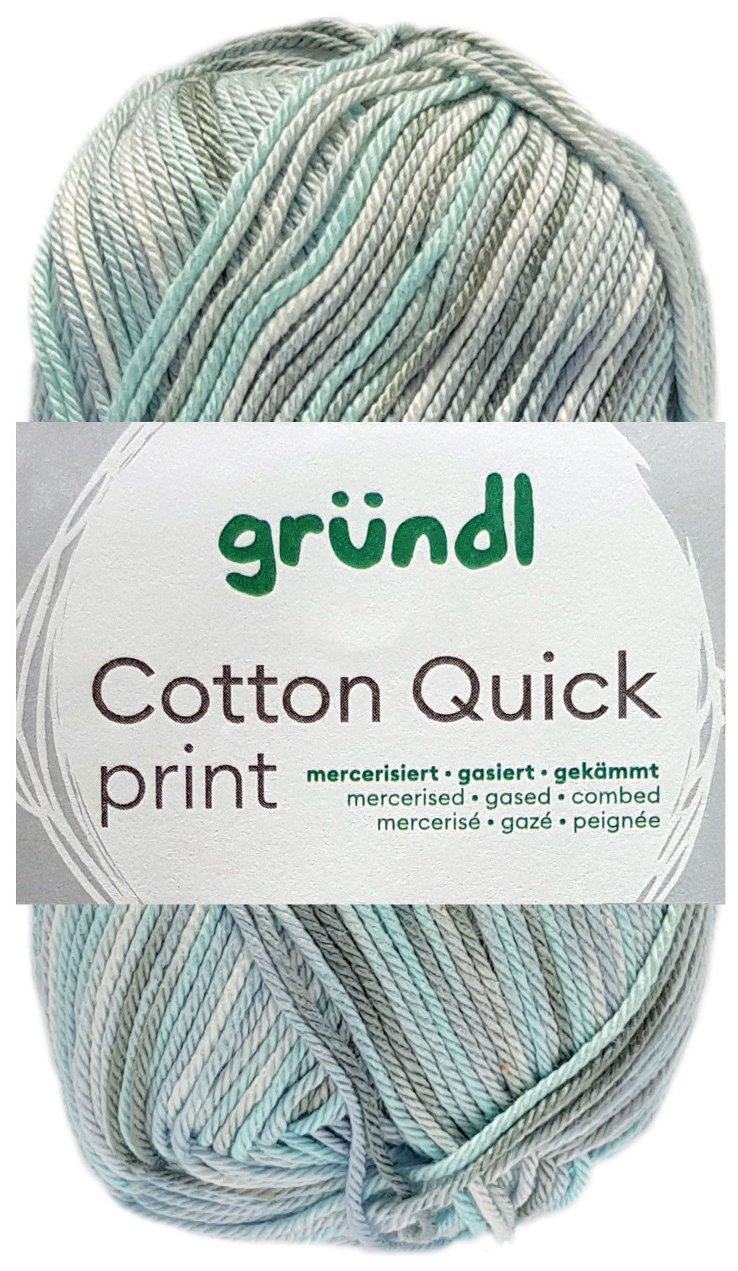Gründl 50 Gramm Gründl Cotton Quick Print Strickgarn Farbauswahl Bastelgarn
