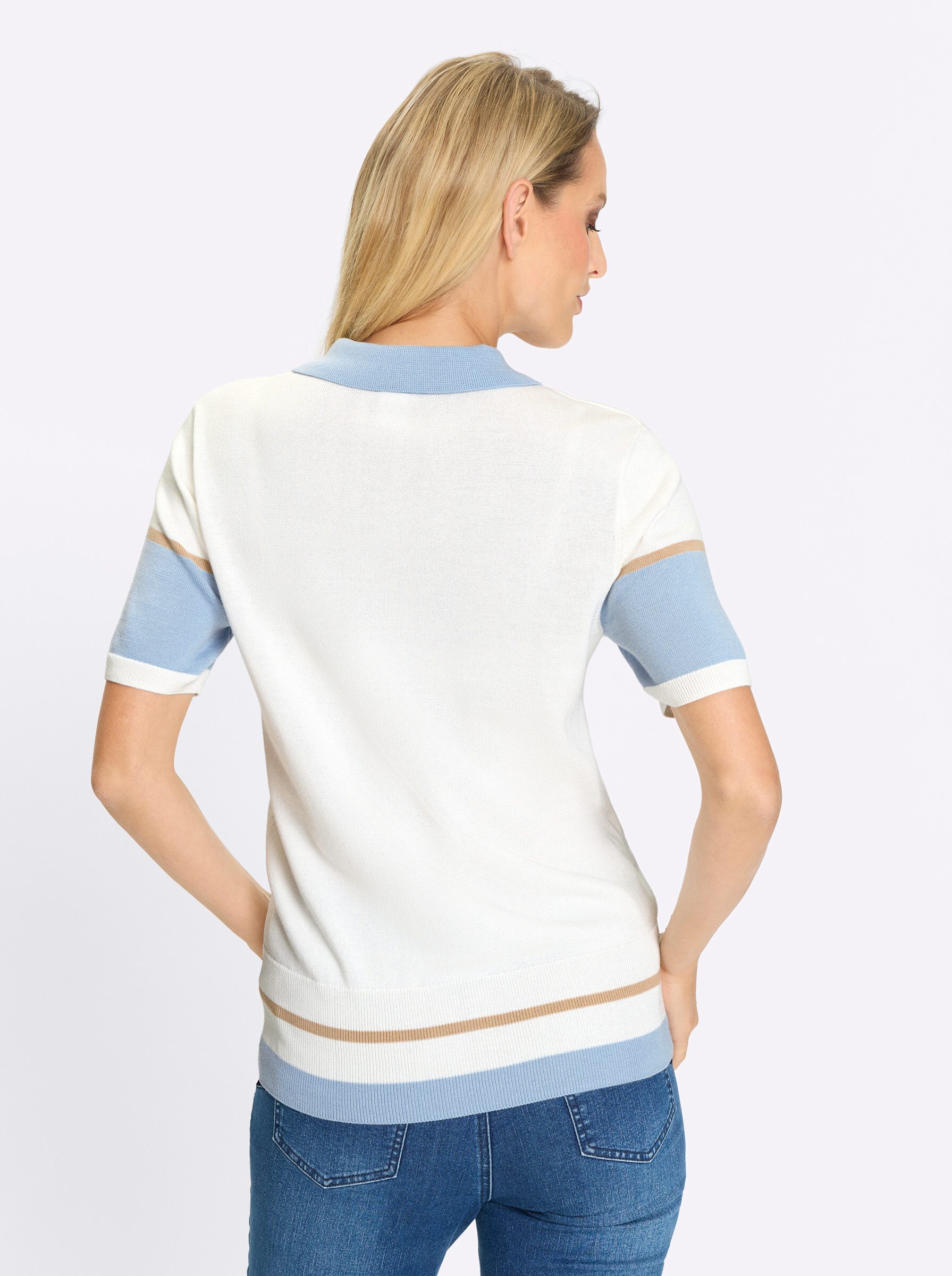 heine Strickpullover Pullover Kurzarm