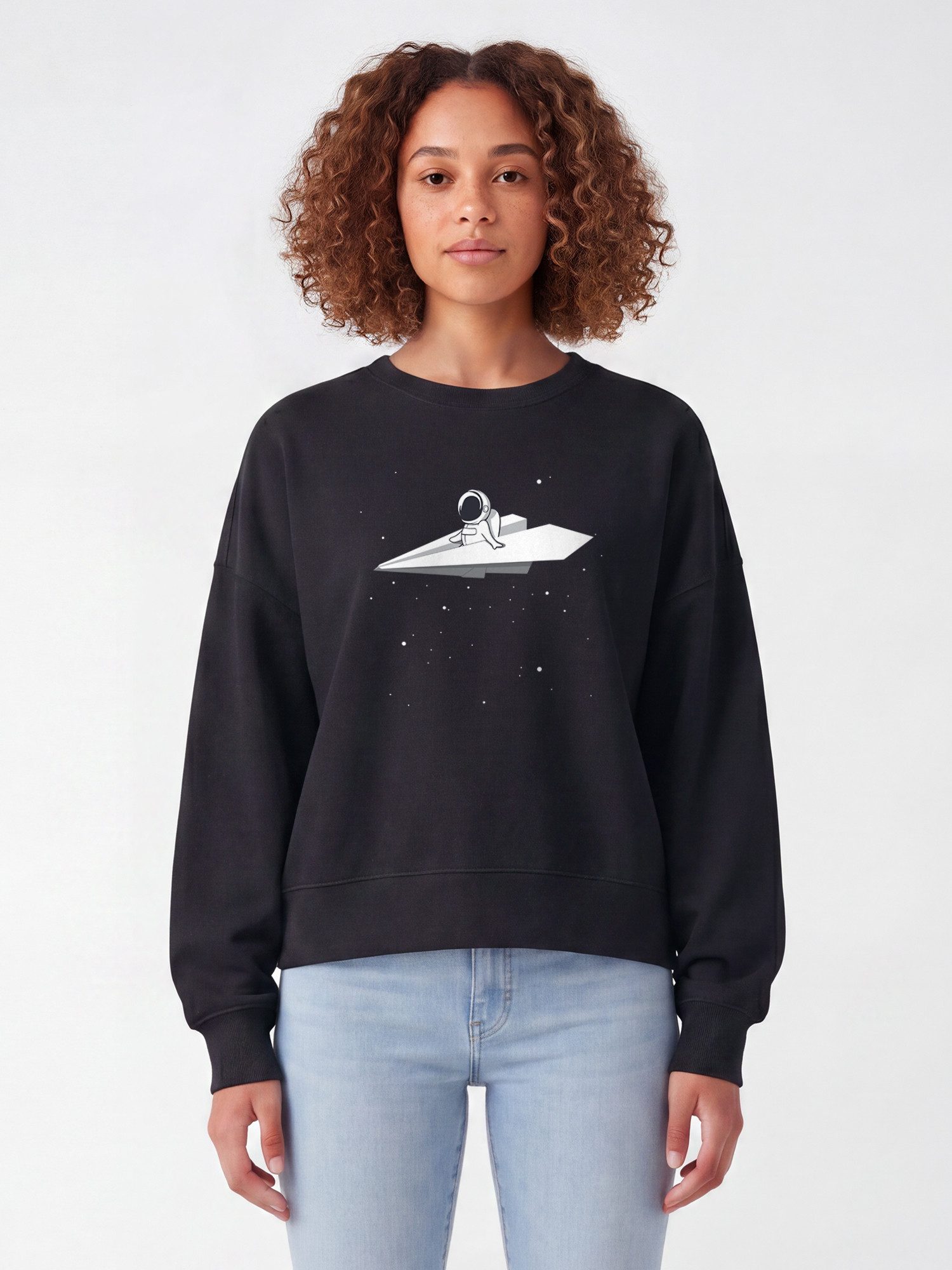 wat? Apparel Sweatshirt Fly me to the moon