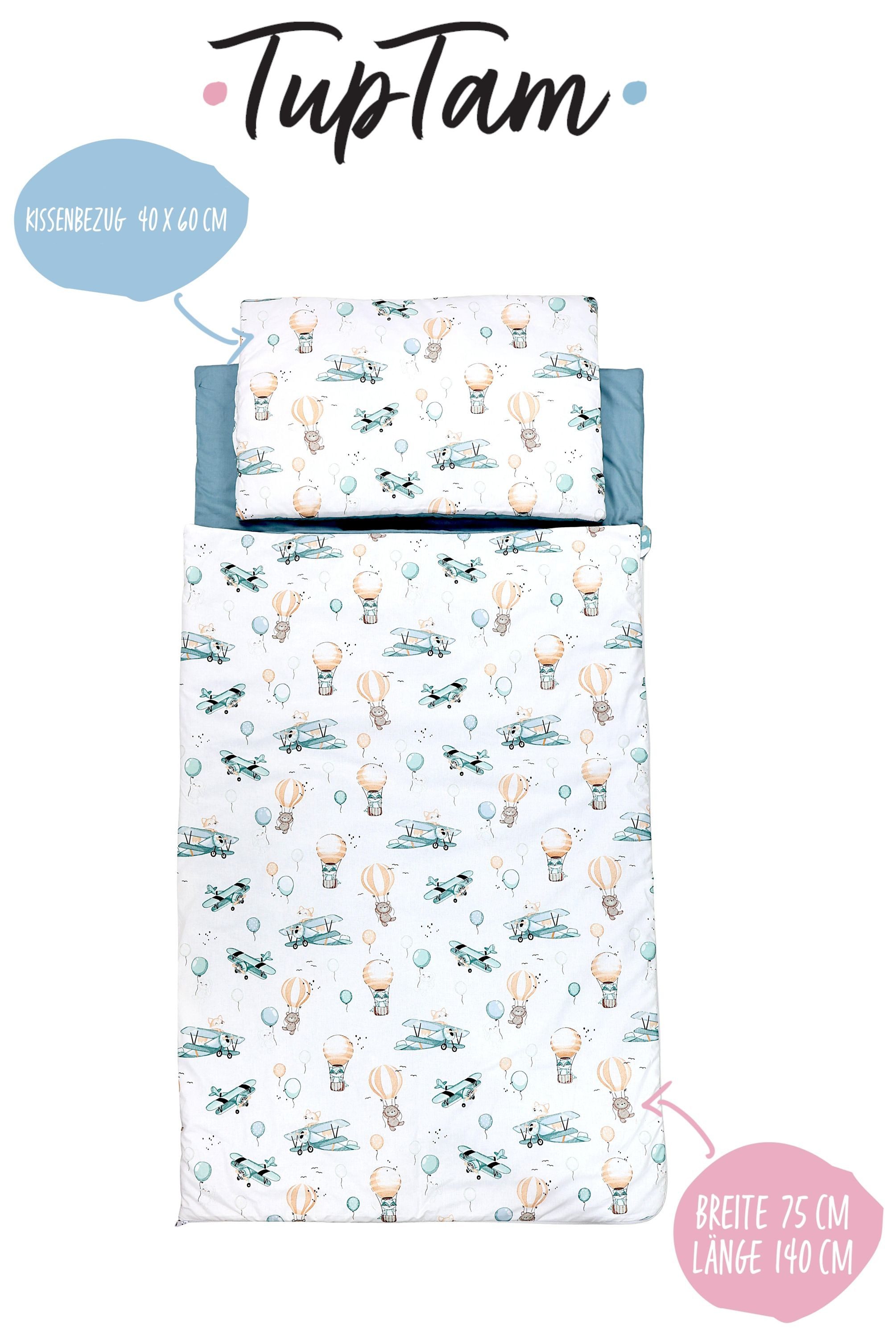 TupTam Deckenschlafsack TupTam Kindergarten Schlafsack mit Kissen und Beutel für unterwegs