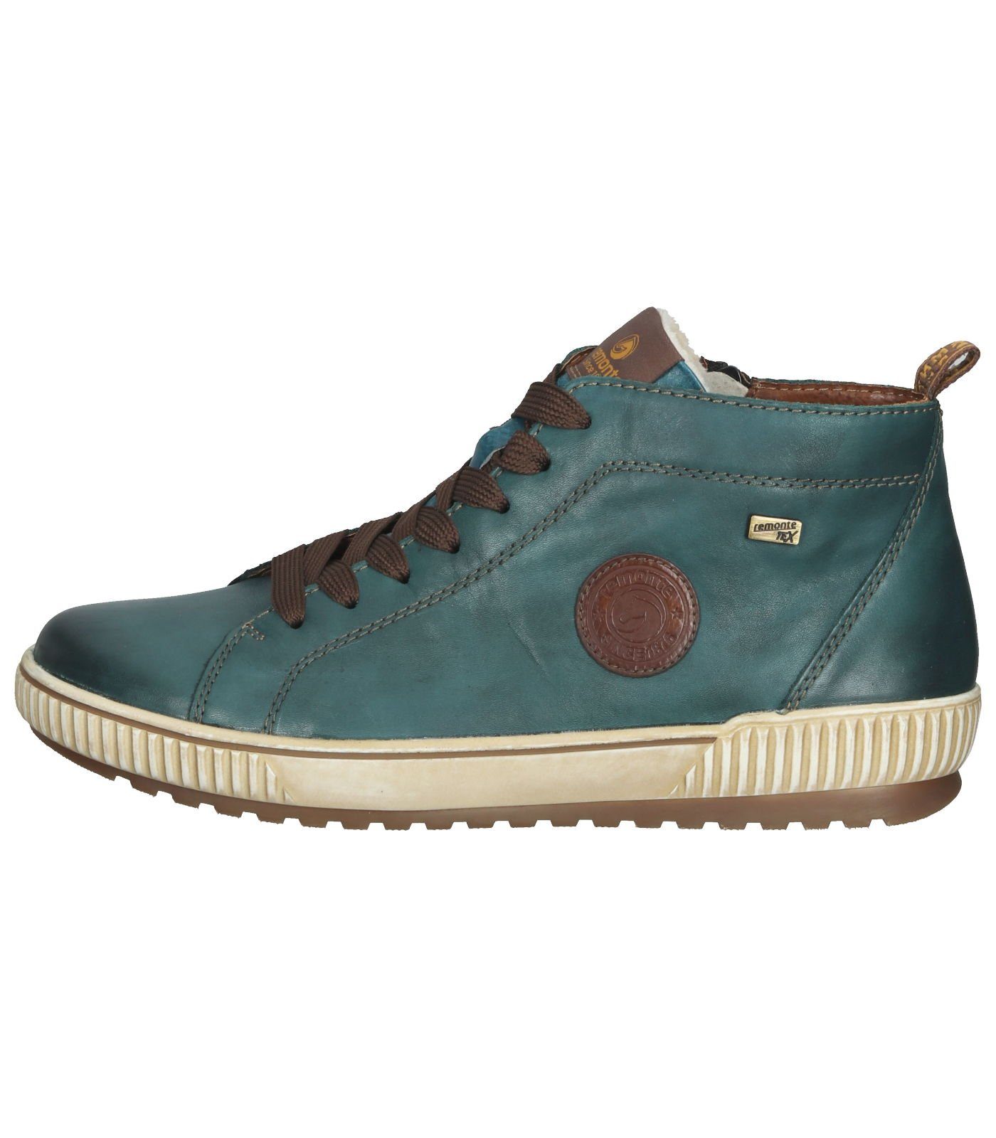 Remonte Sneaker Glattleder Sneaker Petrol