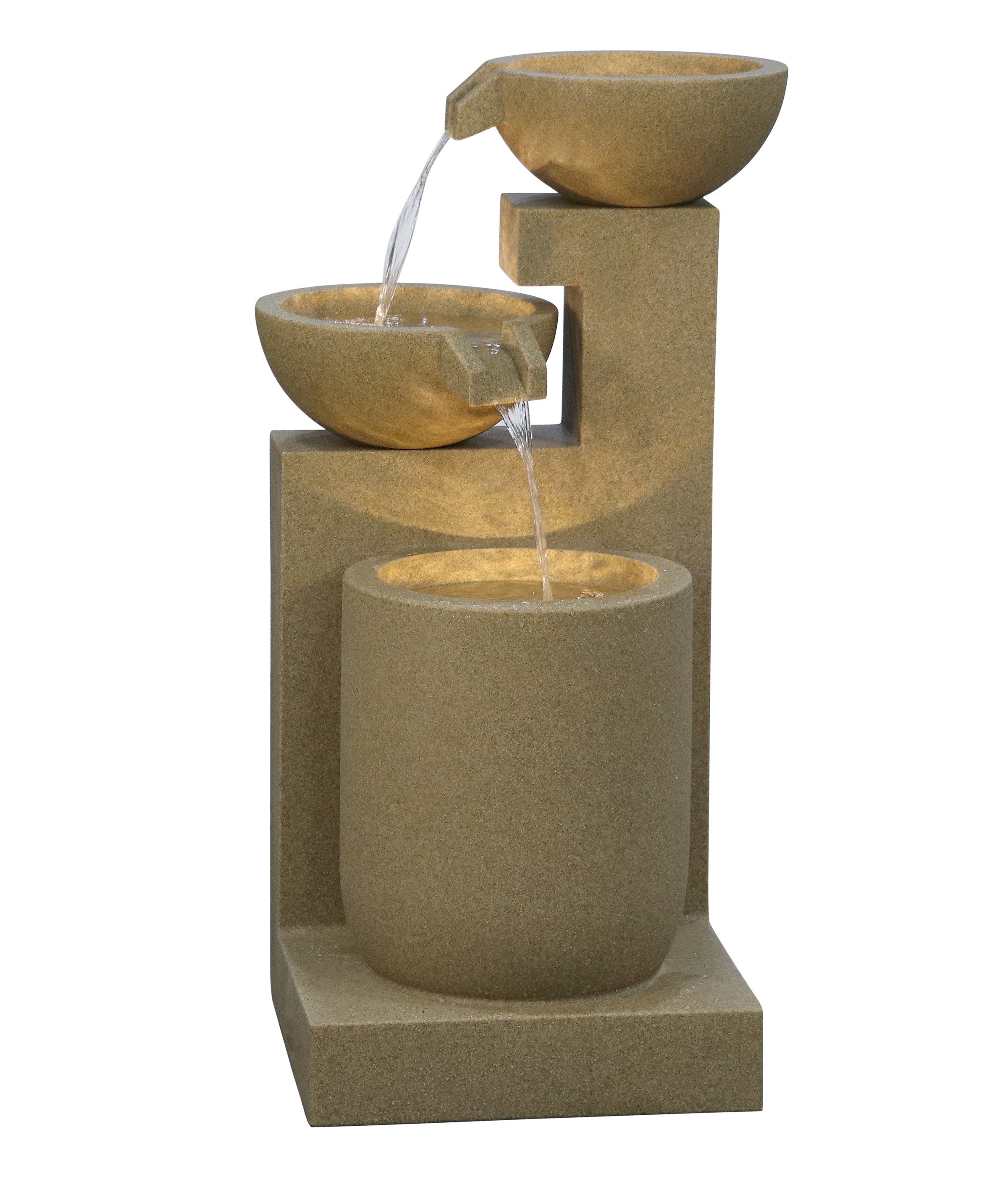 Dehner Gartenbrunnen Samson, Brunnen, LED Beleuchtung, günstig online kaufen