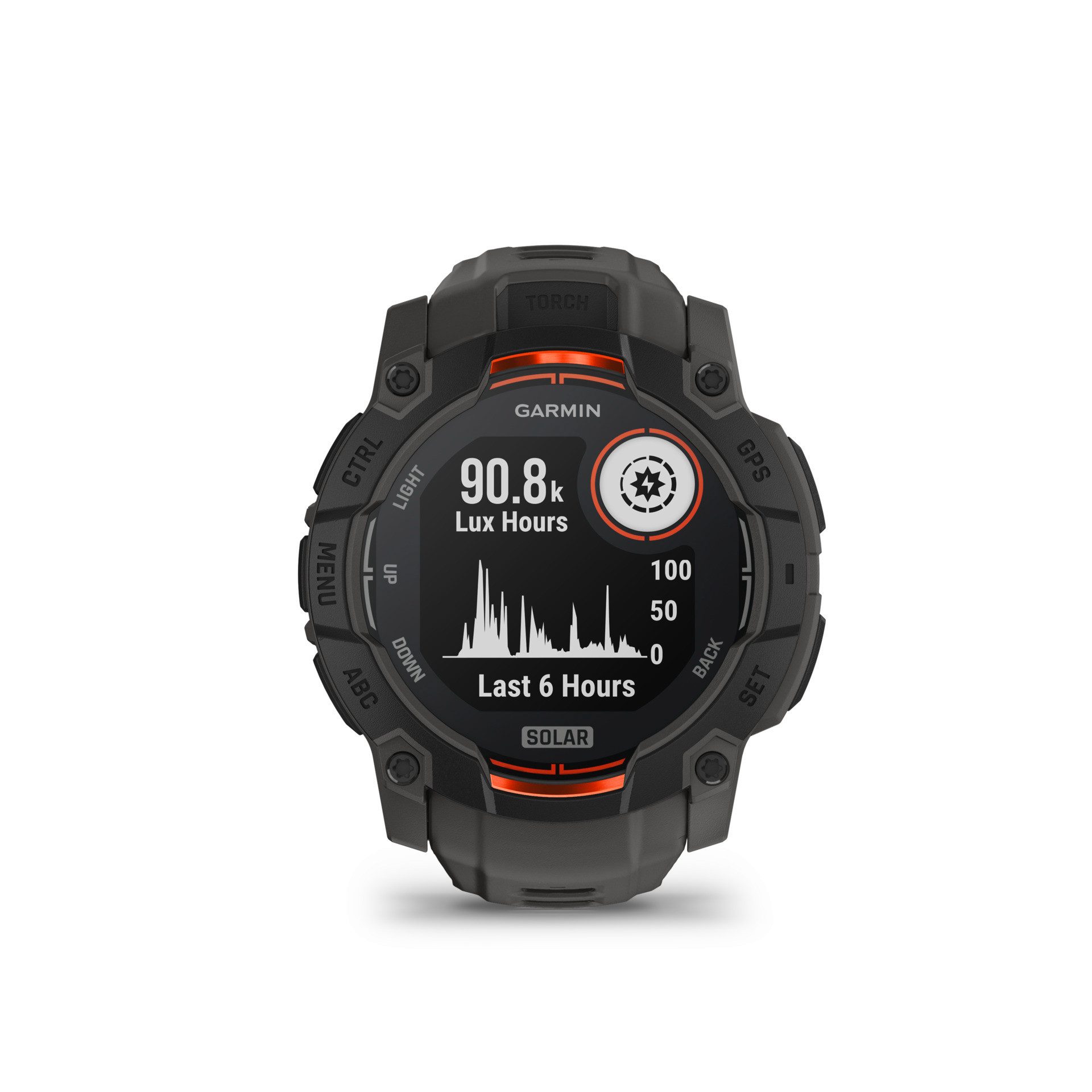 Garmin Instinct 3 Solar Smartwatch (3,3 cm/1,3 Zoll, Garmin)