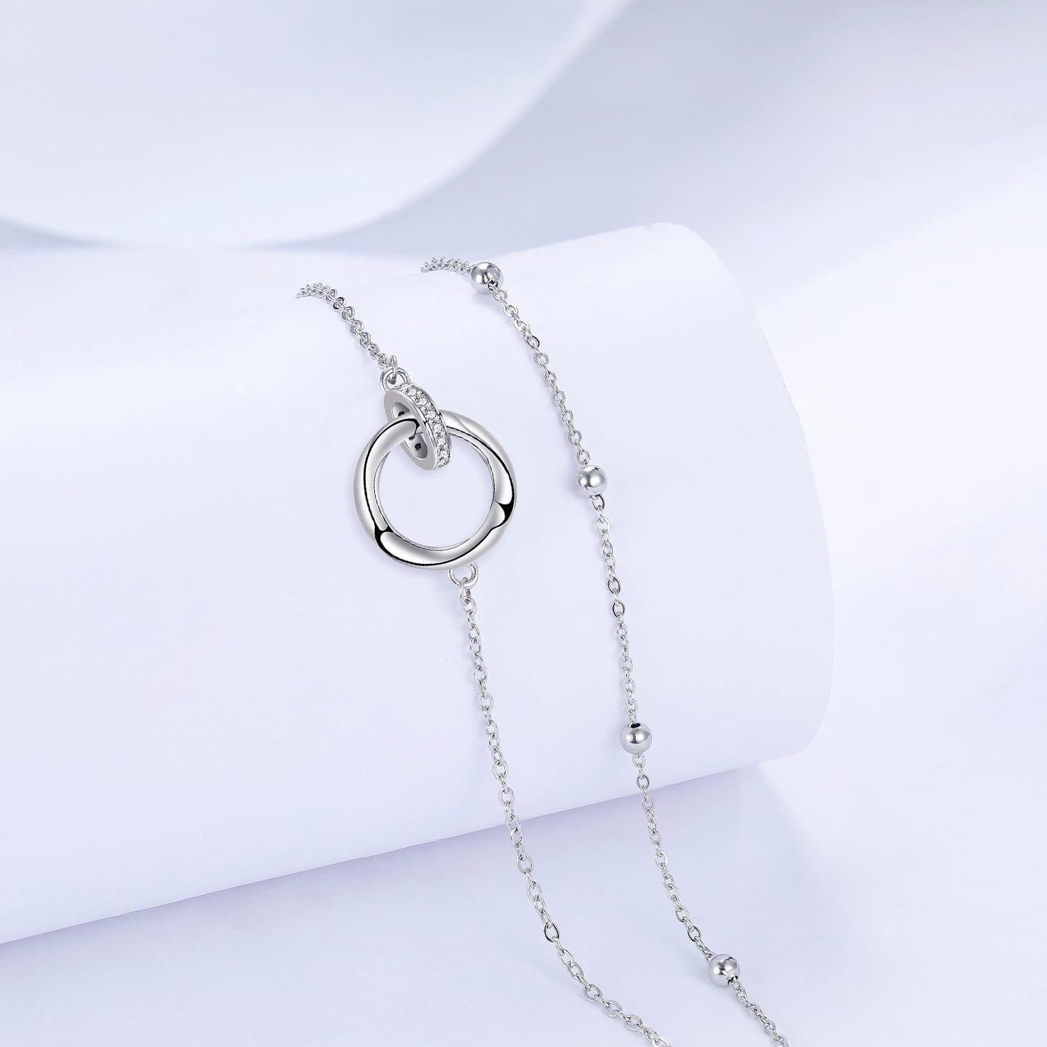 LuxusKollektion Fußkette Fußkettchen Silber 925 Verstellbar Sommer Strand Geschenk Damen