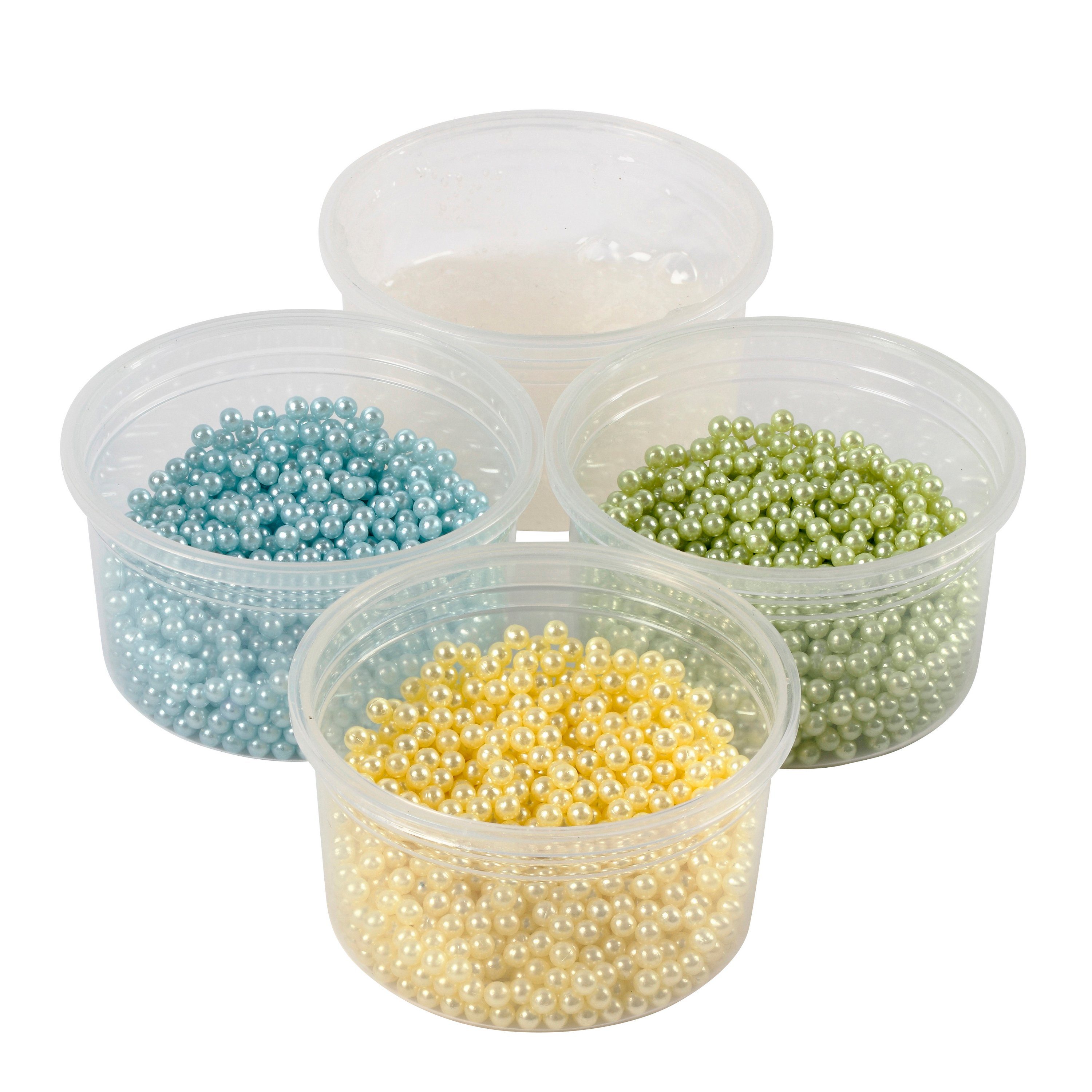 creativ company Modelliermasse Pearl Clay, Styroporperlen-Set