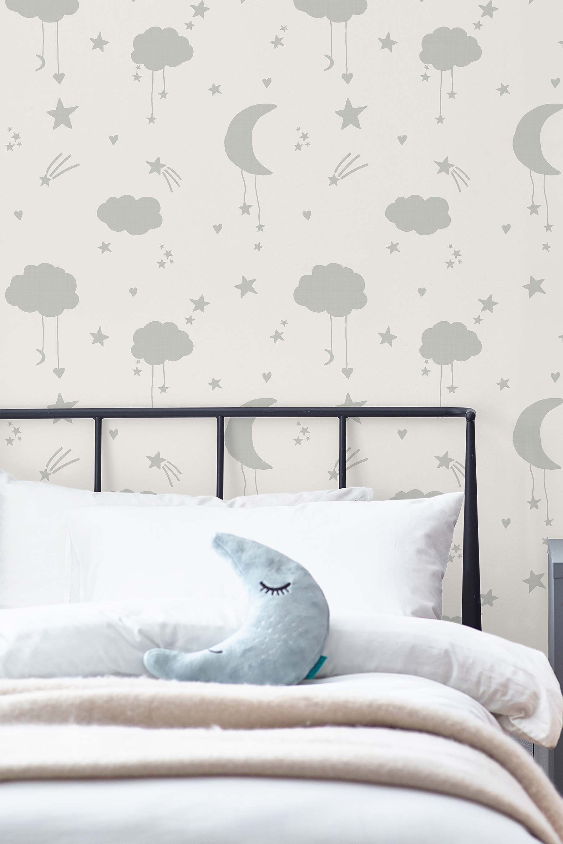 Next Vliestapete MOON & STARS Vliestapete 10mx52cm, glatt, (1 St)