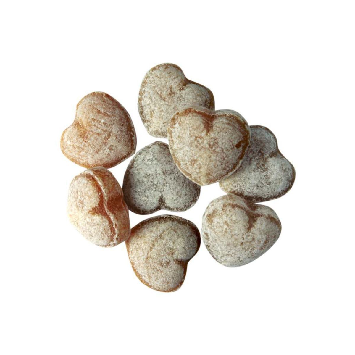 Eduard Edel Süßigkeit, Edel Cola Herzen dunkelbraune Bonbons ungefüllt und ungewickelt 150g