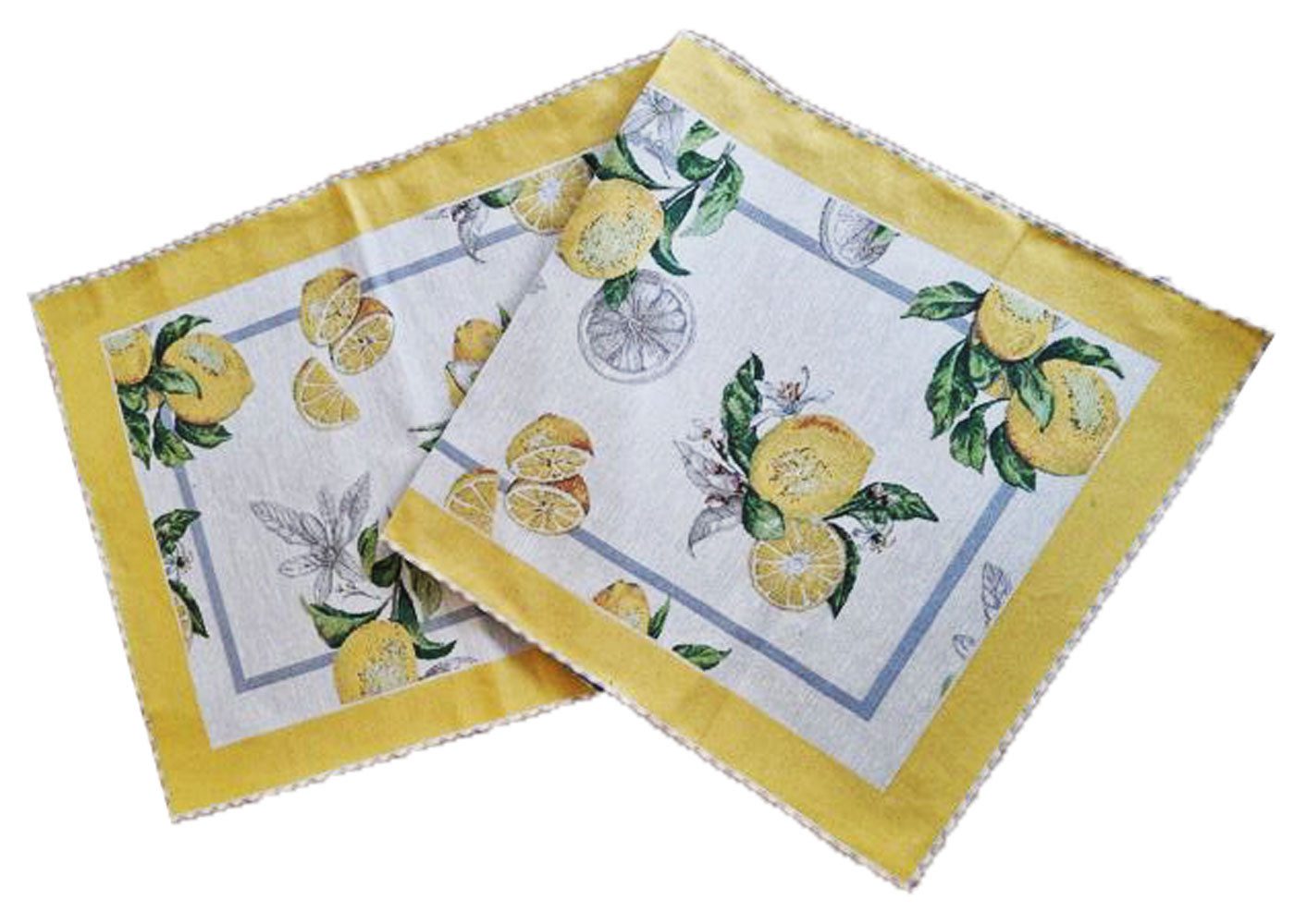 Annimuck Tischläufer Tischläufer Zitrone Lemon Zitronenmotiv günstig online kaufen