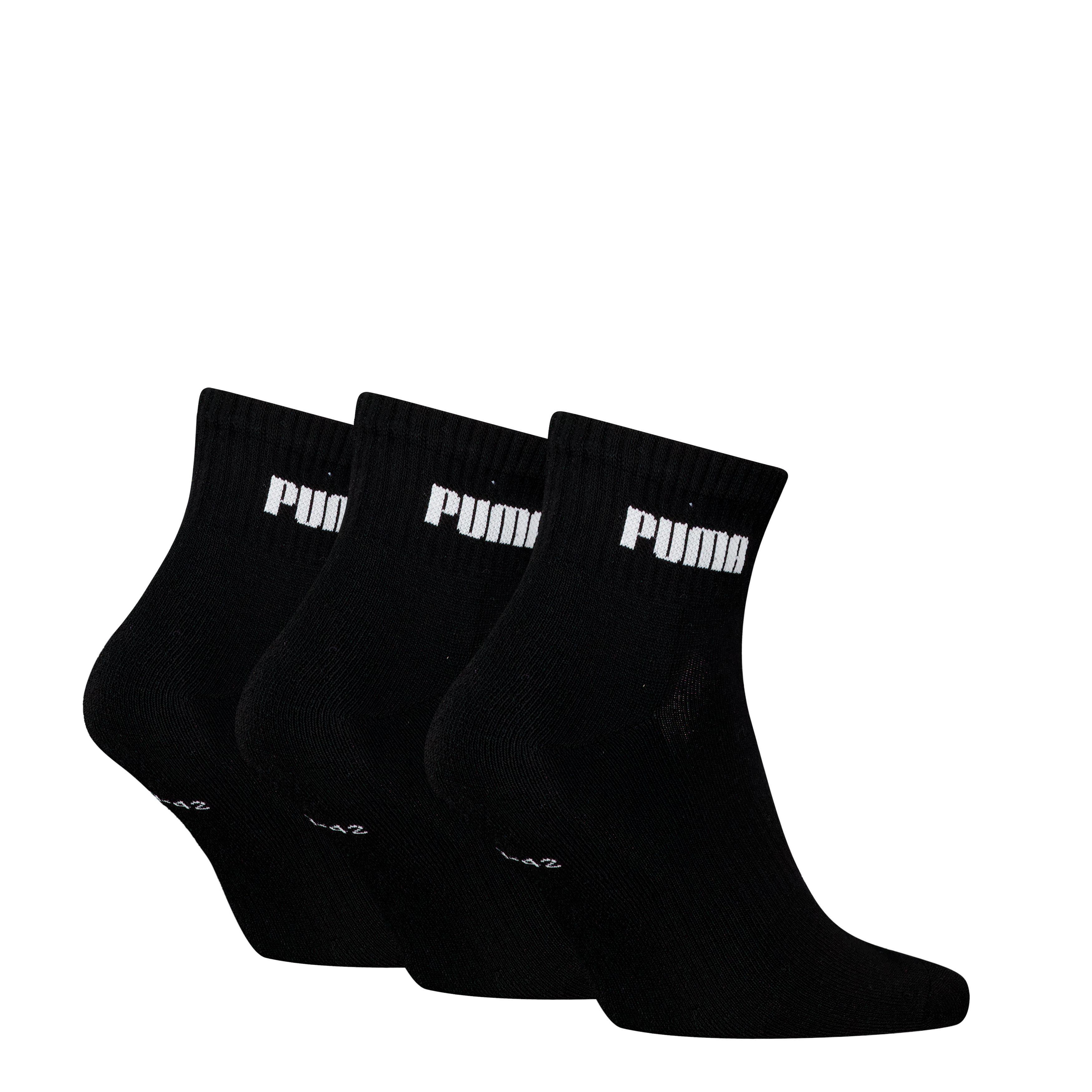 PUMA Kurzsocken PUMA UNISEX CUSHIONED NEXT QUARTER 3P (3-Paar, 3 Paar) mit gepolsterter Sohle – Bild 2 von 3