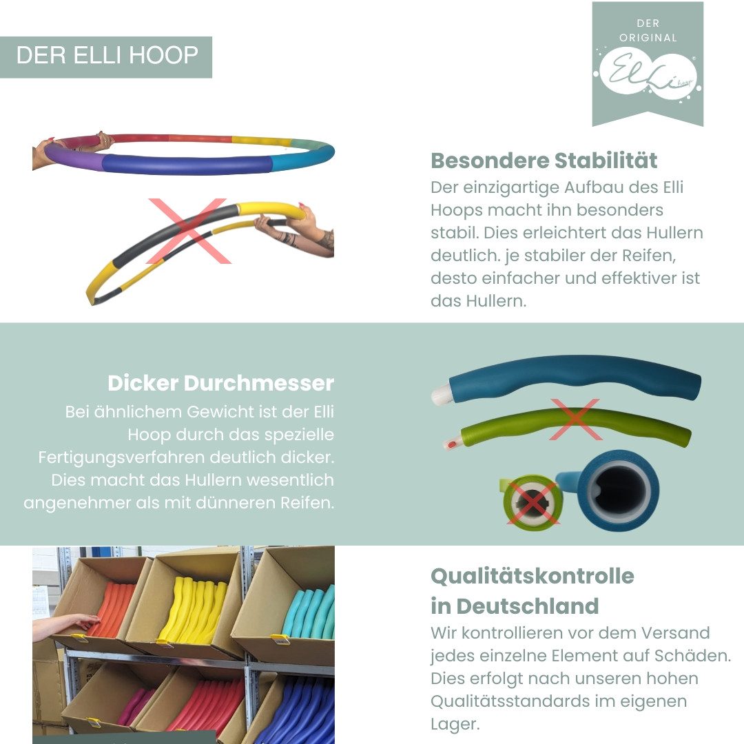 Hula-Hoop-Reifen Elli Hoop - Hula Hoop Reifen M