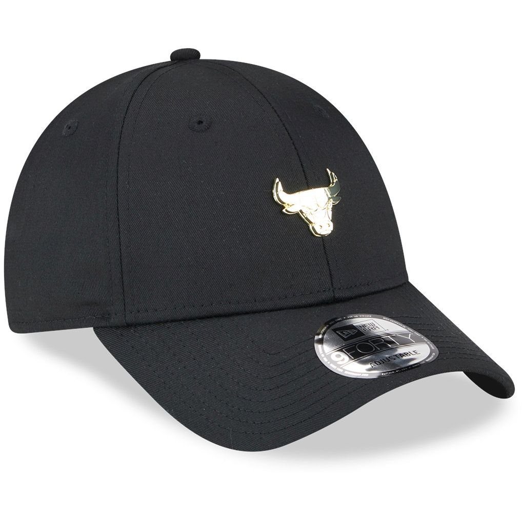 Chicago 9Forty METAL Strapback Cap LOGO Era Bulls Baseball New