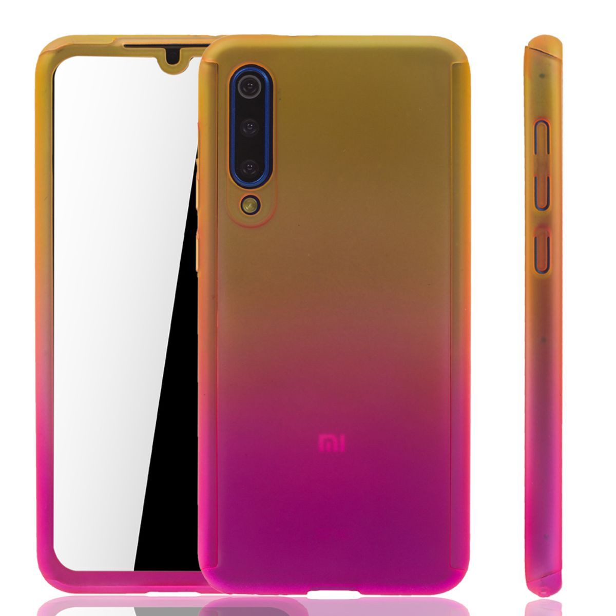 König Design Handyhülle Xiaomi Mi 9 SE, Xiaomi Mi 9 SE Handyhülle 360 Grad Schutz Full Cover Mehrfarbig