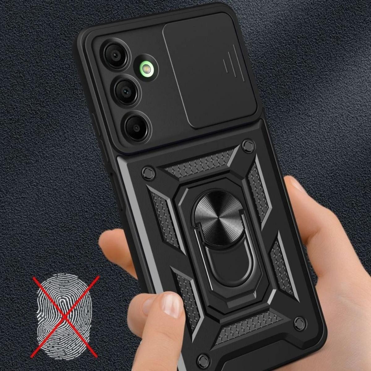 TECH PROTECT Handyhülle CamShield Pro mit Magnetfunktion Kompatibel mit Samsung Galaxy A17, Kameraschieber schützt Linse, Magnetfunktion ergänzt Alltag sicher