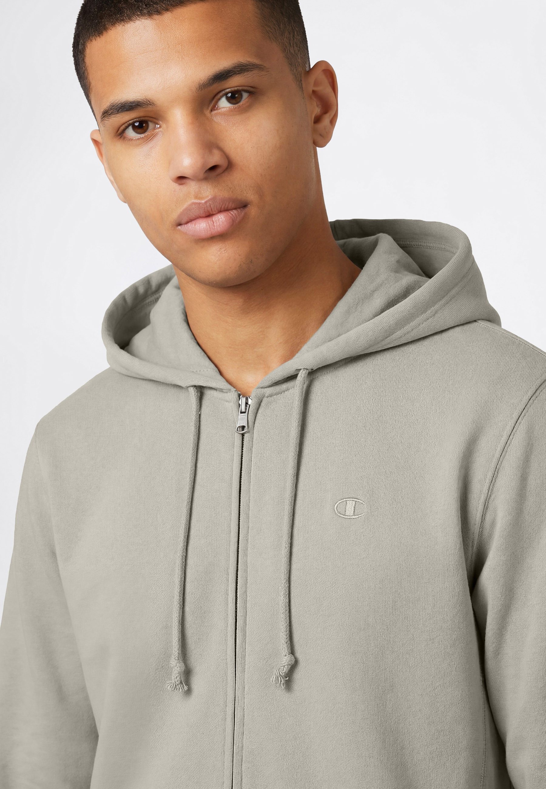 Champion Kapuzensweatjacke ICONS TONAL Terry Full Zip Hoodie mit Kapuze, für sportliche Aktivitäten und Freizeit