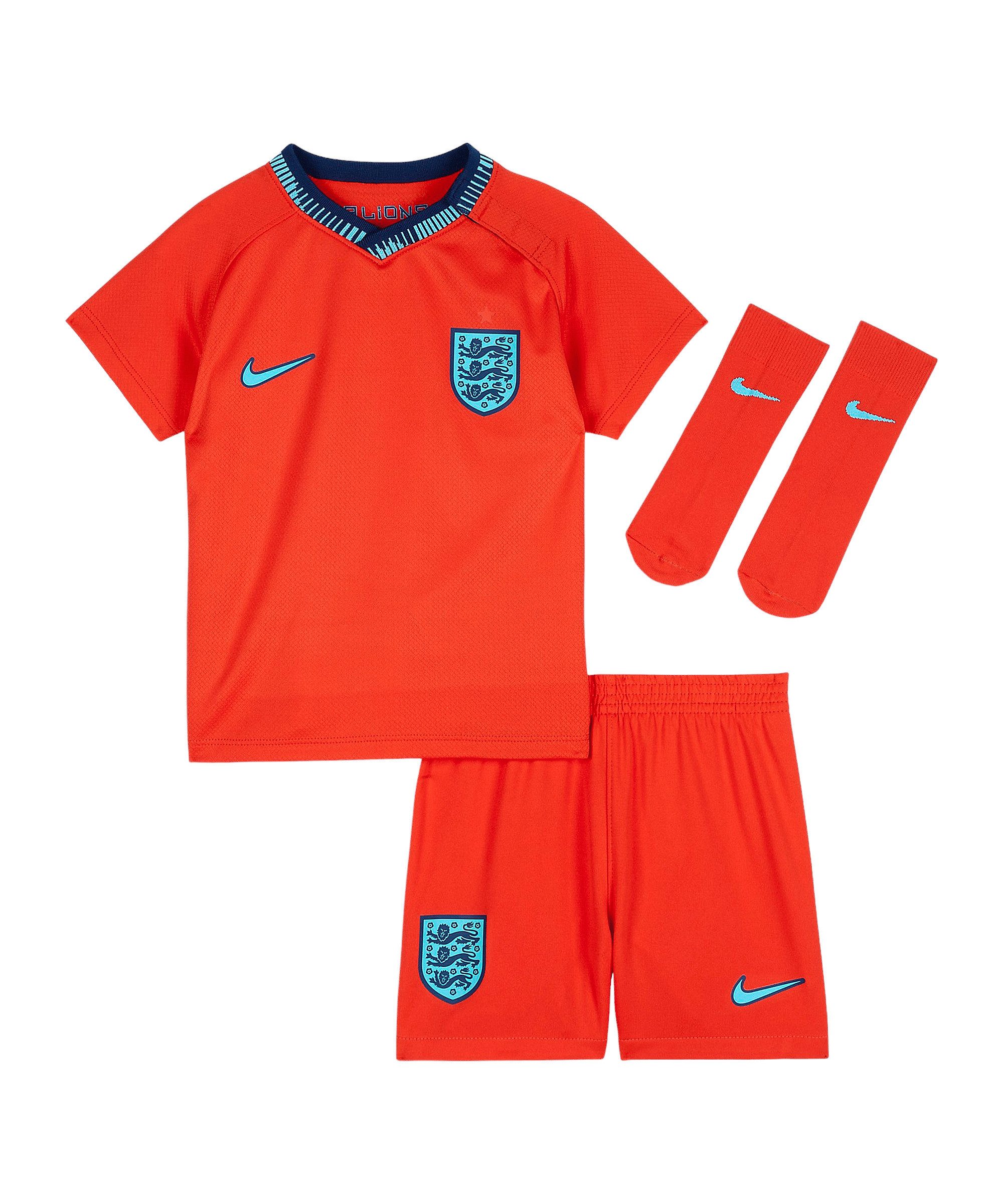 Nike Fußballtrikot Nike Performance England Babykit Away WM22 Kids Teamsport