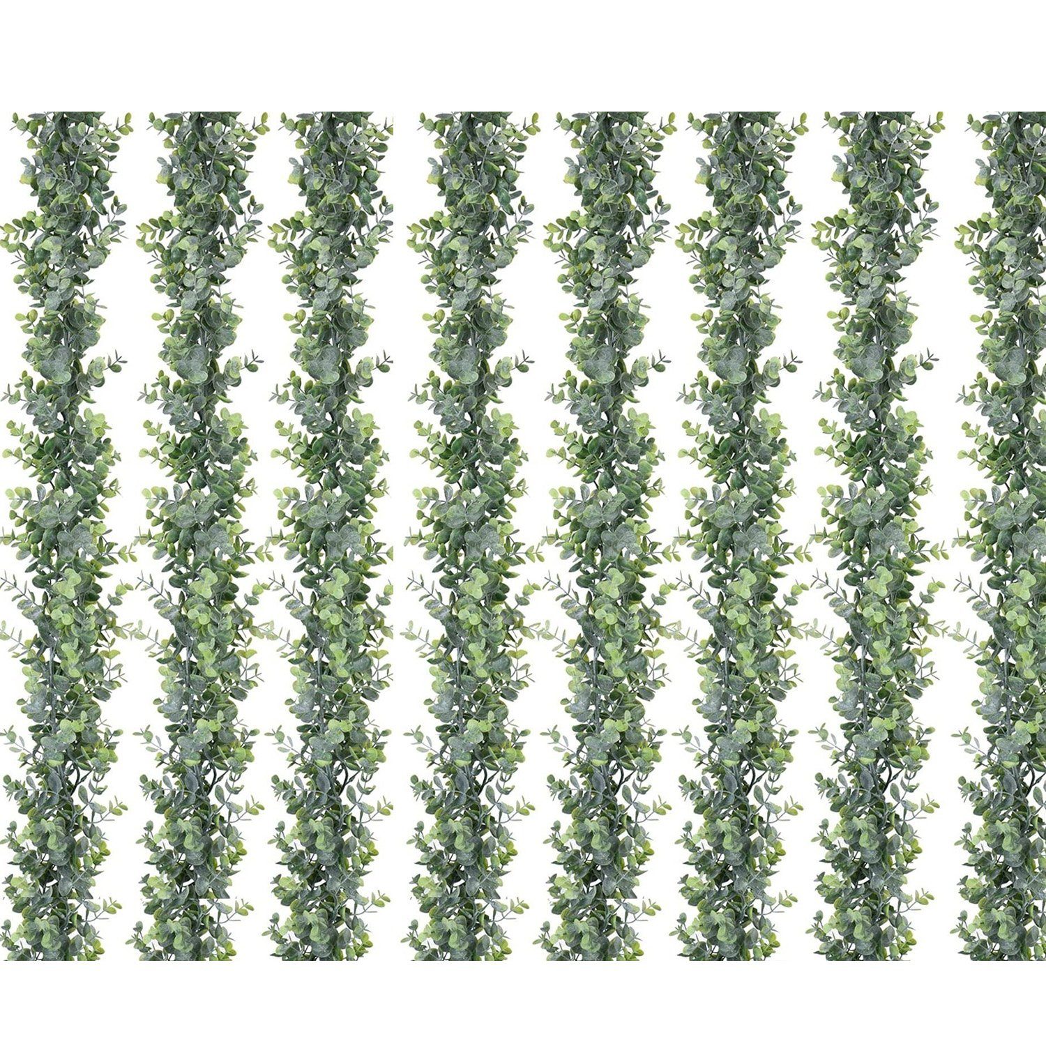 Kunstpflanze Künstliche Eukalyptus-Girlande, künstliche Ranken Gras, günstig online kaufen