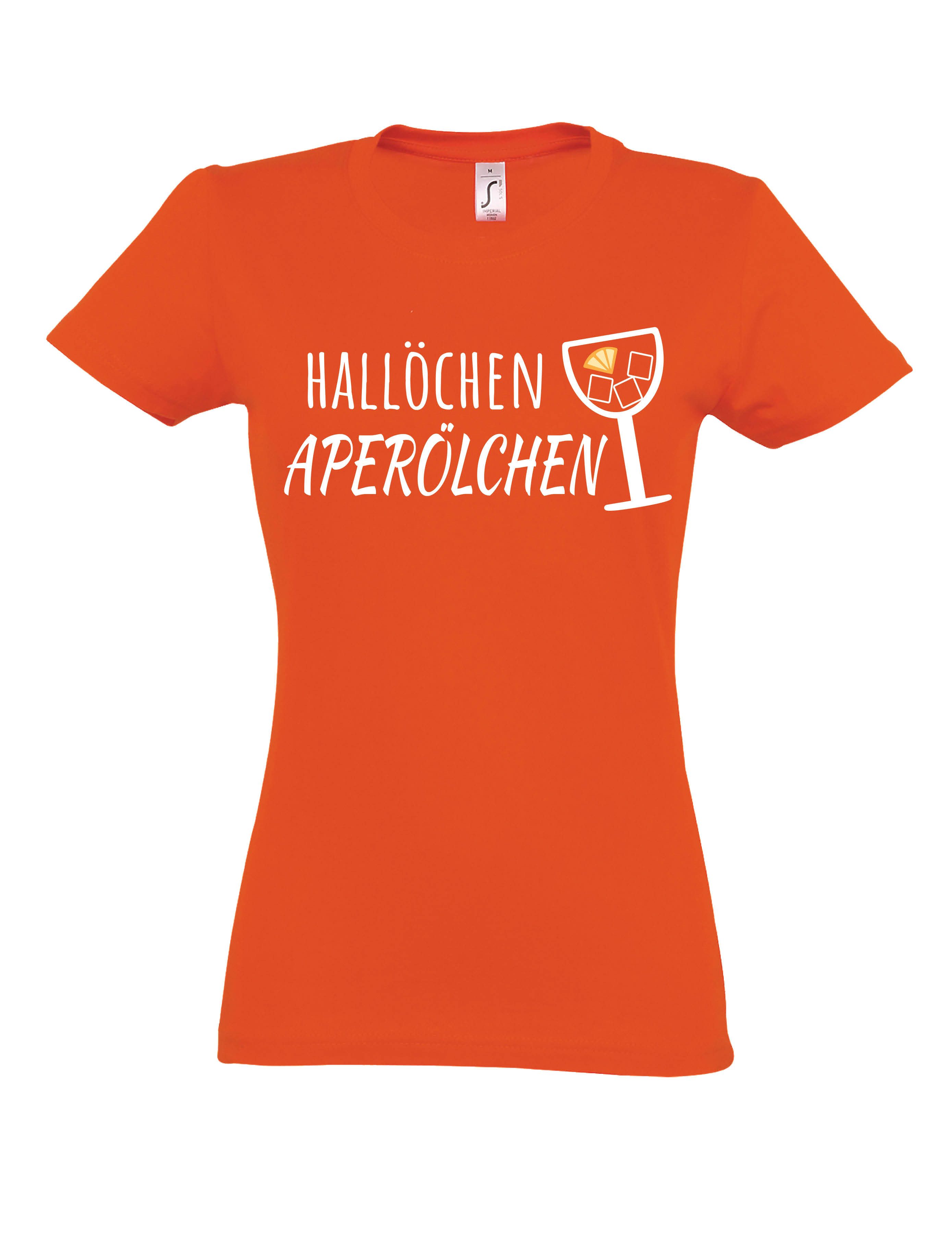 Youth Designz Print-Shirt "Hallöchen Aperölchen" Print Damen T-Shirt Statem günstig online kaufen