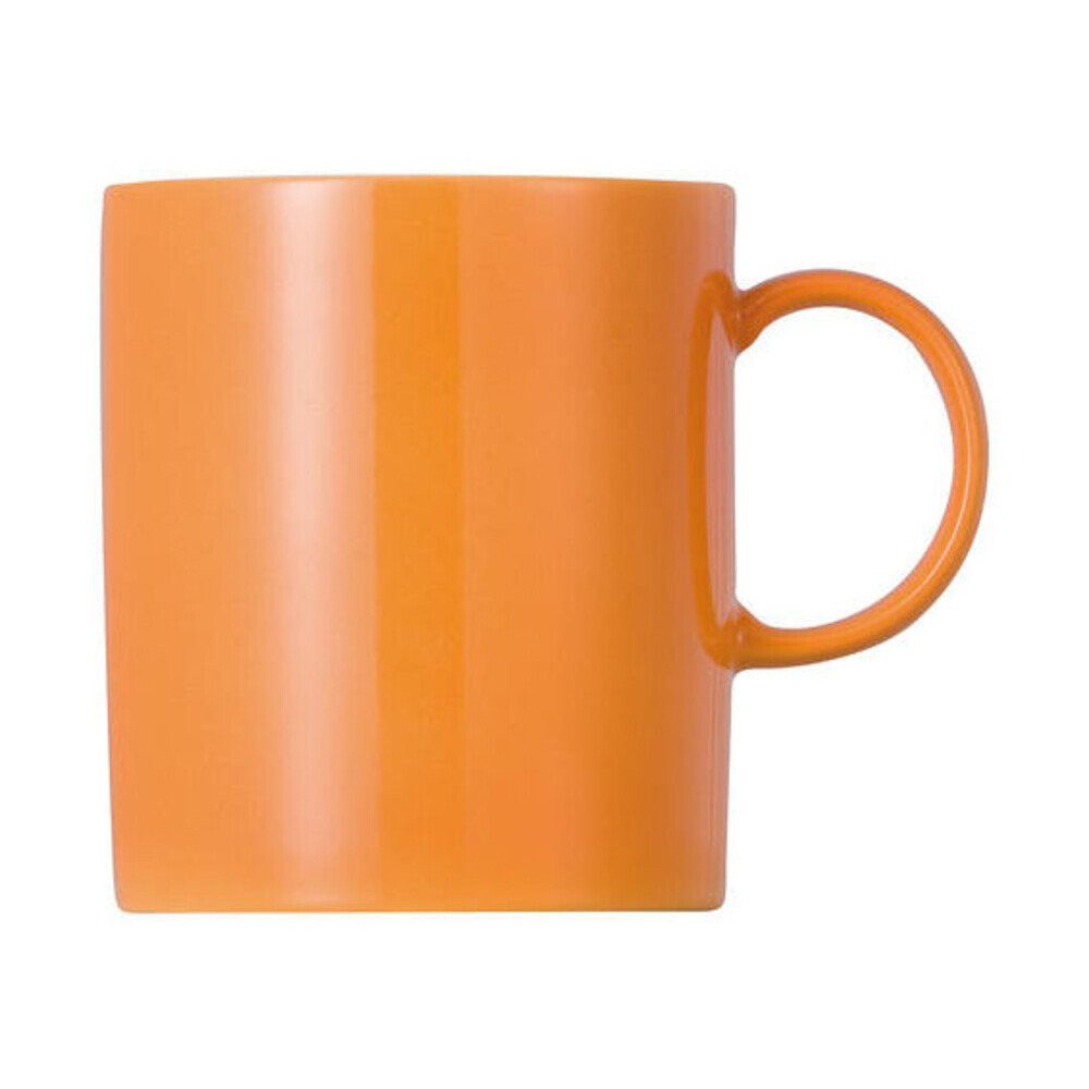 Thomas Becher Henkelbecher 0,3 l Sunny Day Orange, 1-tlg., Porzellan, Henkelbecher, Ø7,2cm, Porzellan, orange