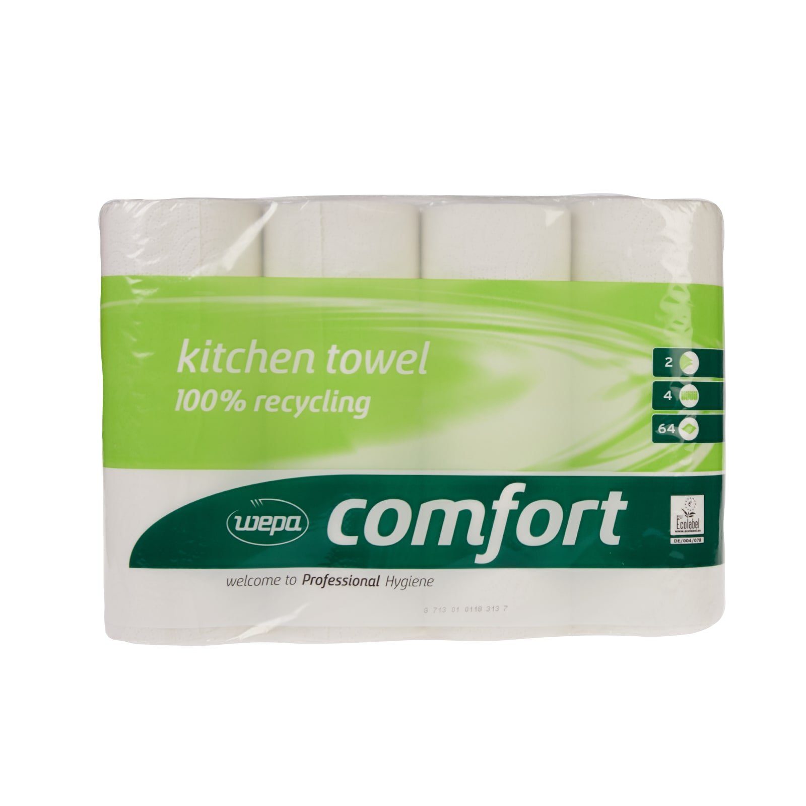 WEPA Toilettenpapier WEPA Comfort Küchenrolle 2- lagig hochweiß 4