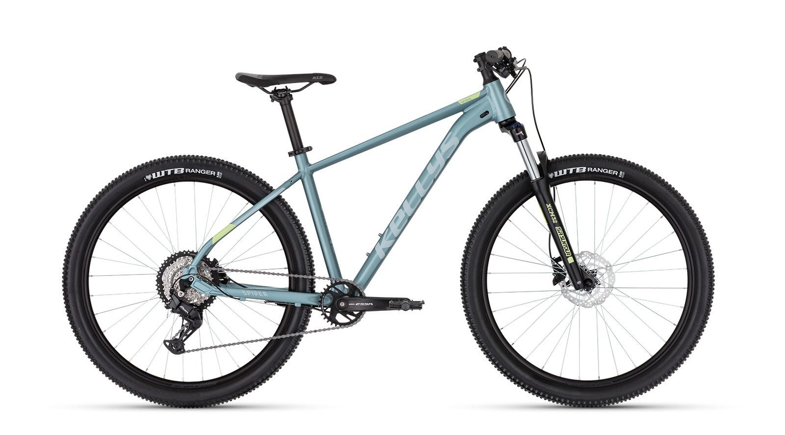 Kellys Mountainbike MTB Hardtail Spider X50 Slate grey 29" Diamant, 8 Gang Shimano SHIMANO Essa U2000 (direct mount) Schaltwerk