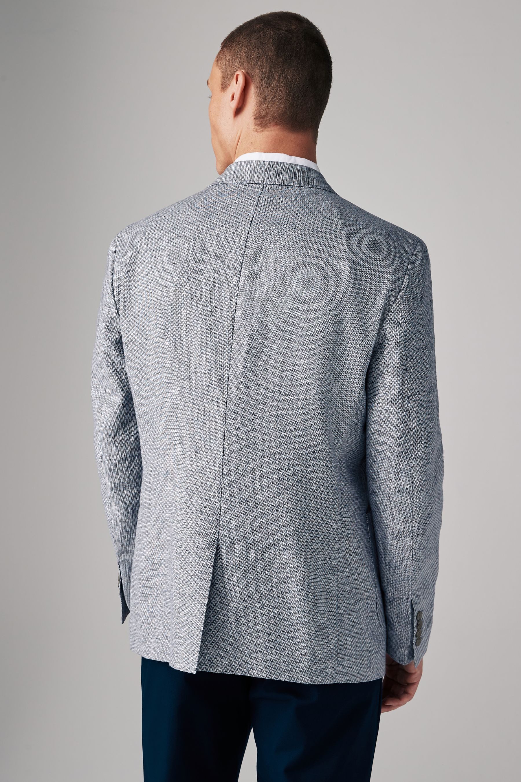 Next Leinensakko Strukturiertes Sakko aus Leinen und Baumwolle (1-tlg) günstig online kaufen