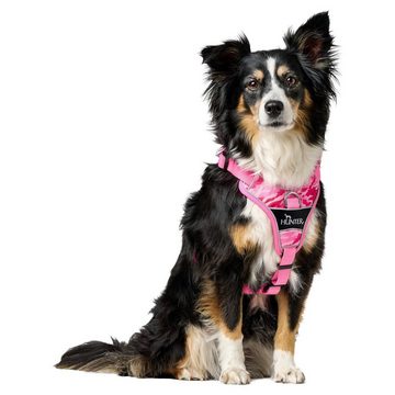 Hunter Tierbedarf Hunde-Geschirr Geschirr Divo Camouflage rosa
