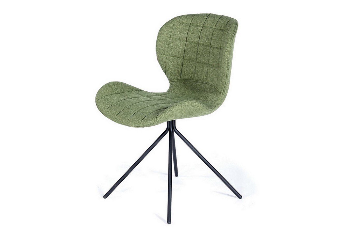 Zuiver Stuhl Esszimmerstuhl OMG Stoff grün