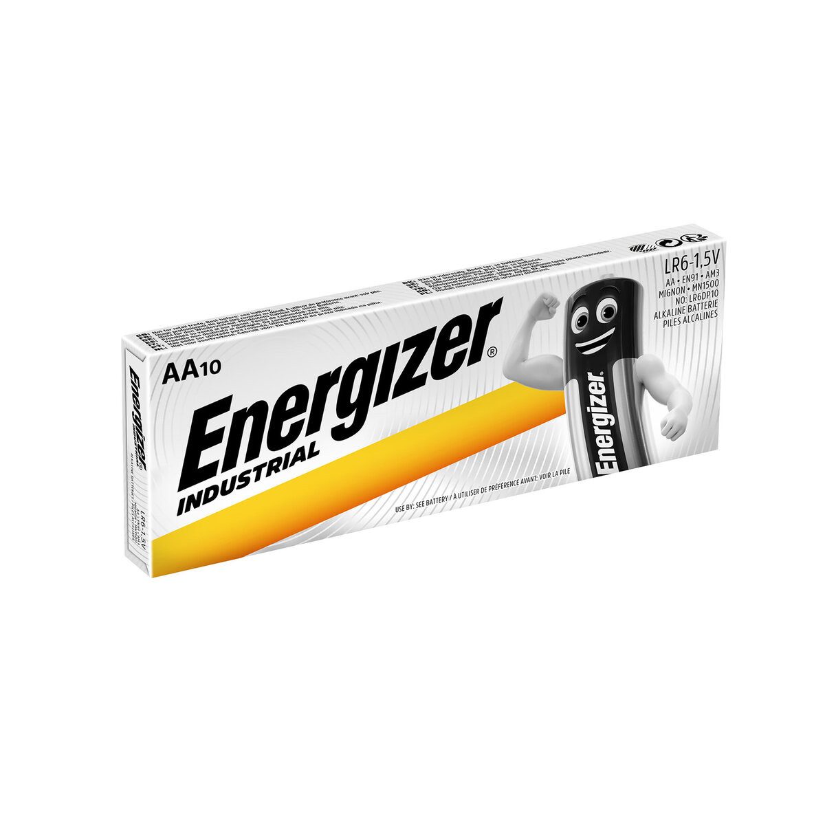 Energizer Batterie Mignon (AA) Industrial 1,5 Volt 10 Stück. Batterie