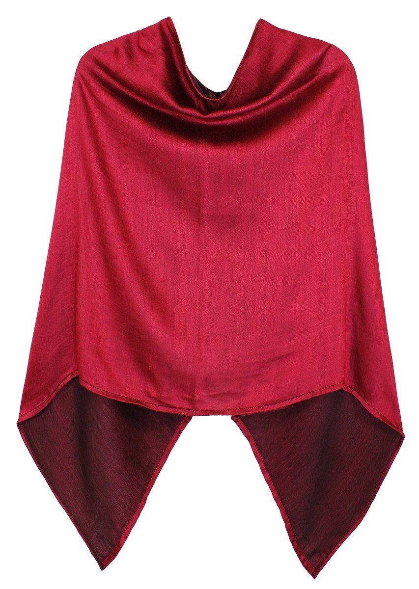 dy_mode Blusenponcho Damen Poncho in Unifarben günstig online kaufen