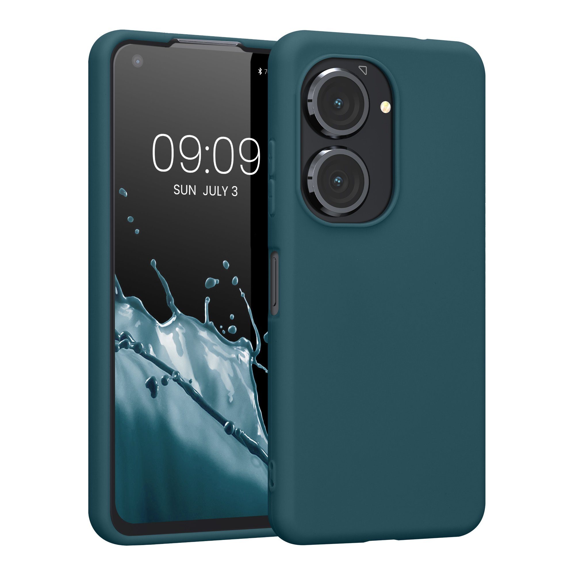 kwmobile Handyhülle Hülle für ASUS Zenfone 10 / Zenfone 9, Hülle Silikon - Soft Handyhülle - Handy Case Cover