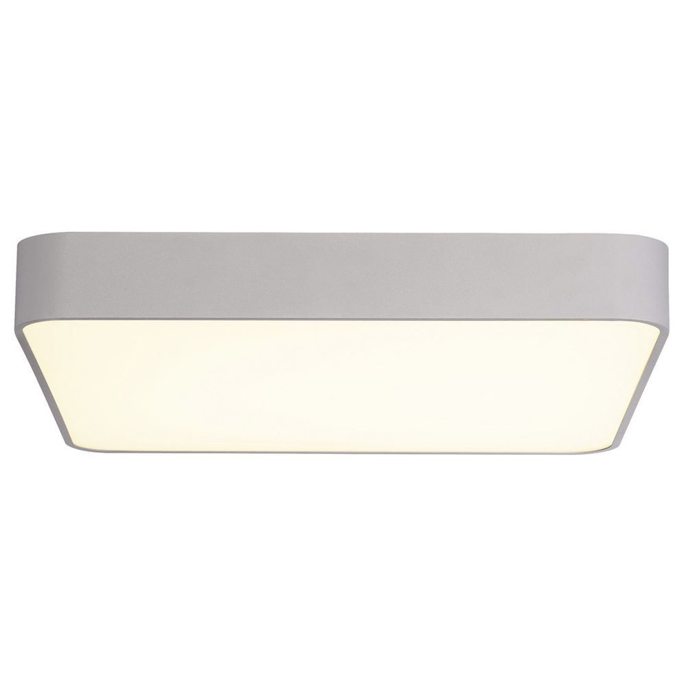 SLV Deckenleuchten Medo 60 Square LED, Deckenleuchte, silbergrau, 1-10V, 3000K, LED