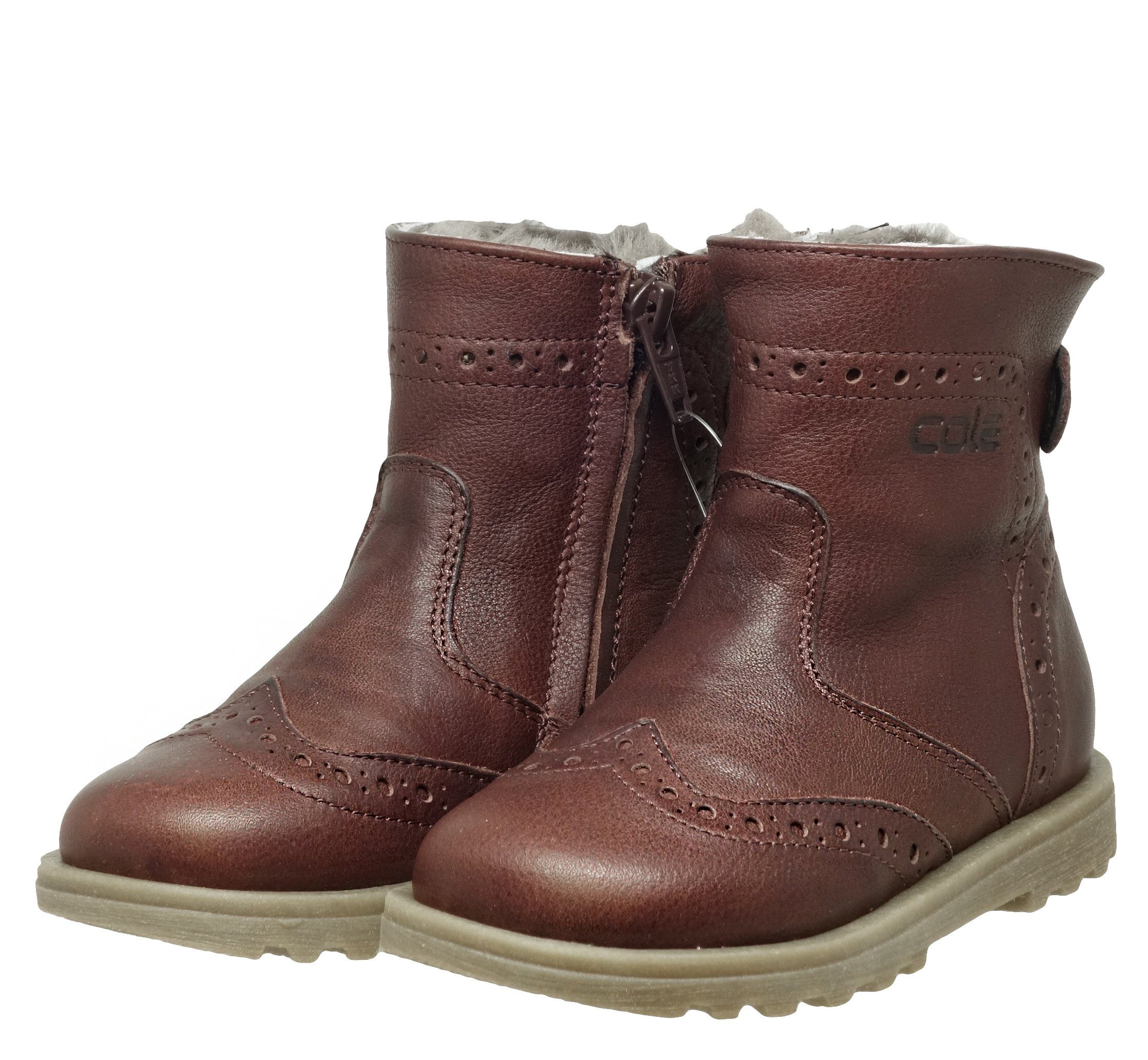 Cole Bounce Restore Cole Bounce Restore 2870 Leder Kinder Boots Сапоги Lammfell Schnürstiefelette