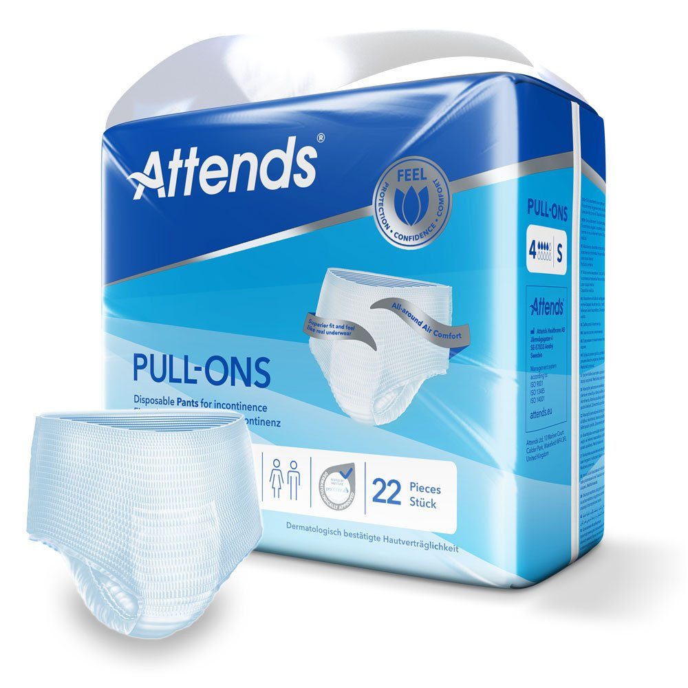 Attends GmbH Inkontinenz-Pants Attends Pull-Ons 4 S (1x22 Stück)