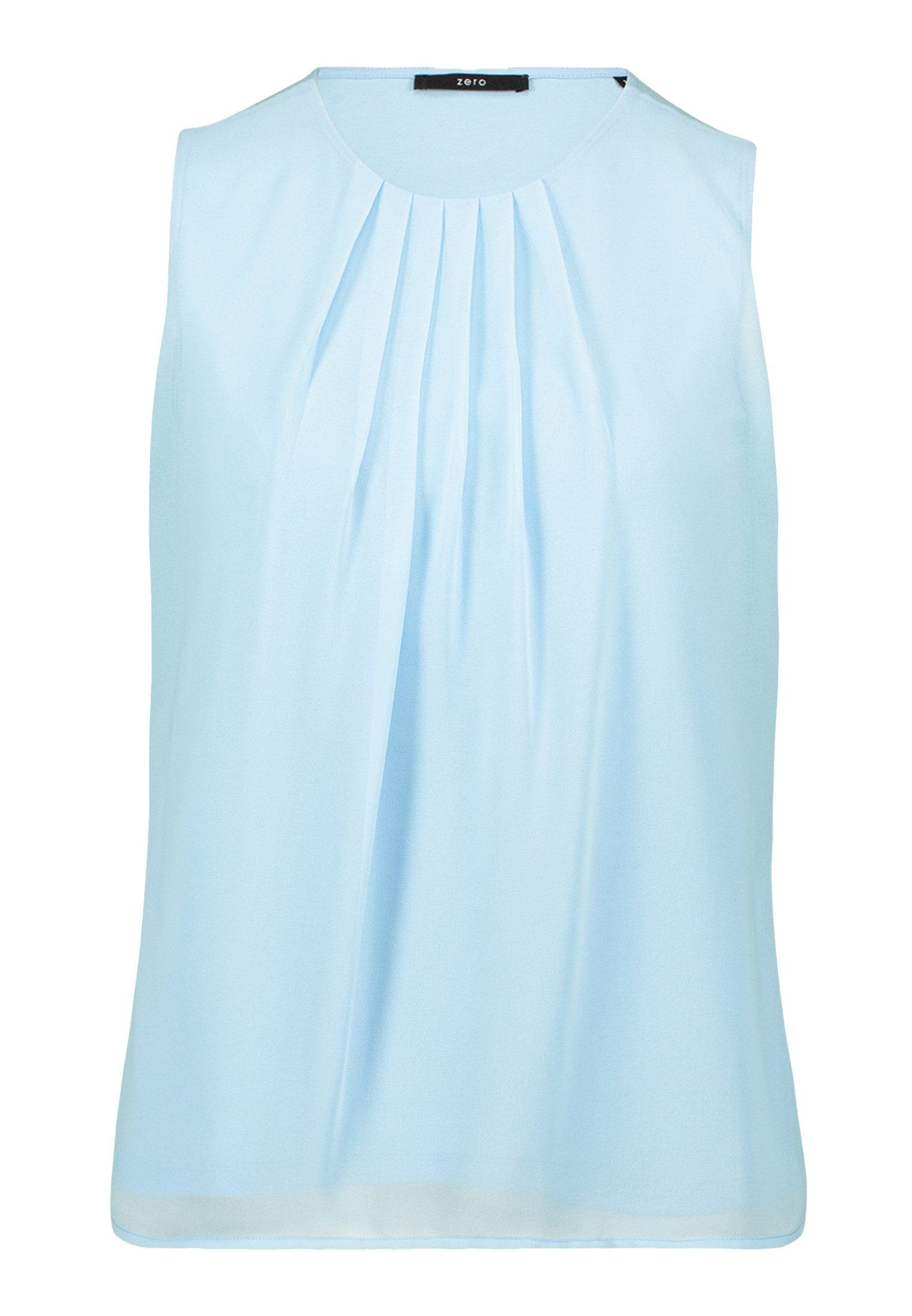 Zero Blusentop "zero Damen Blusentop mit Falten" günstig online kaufen