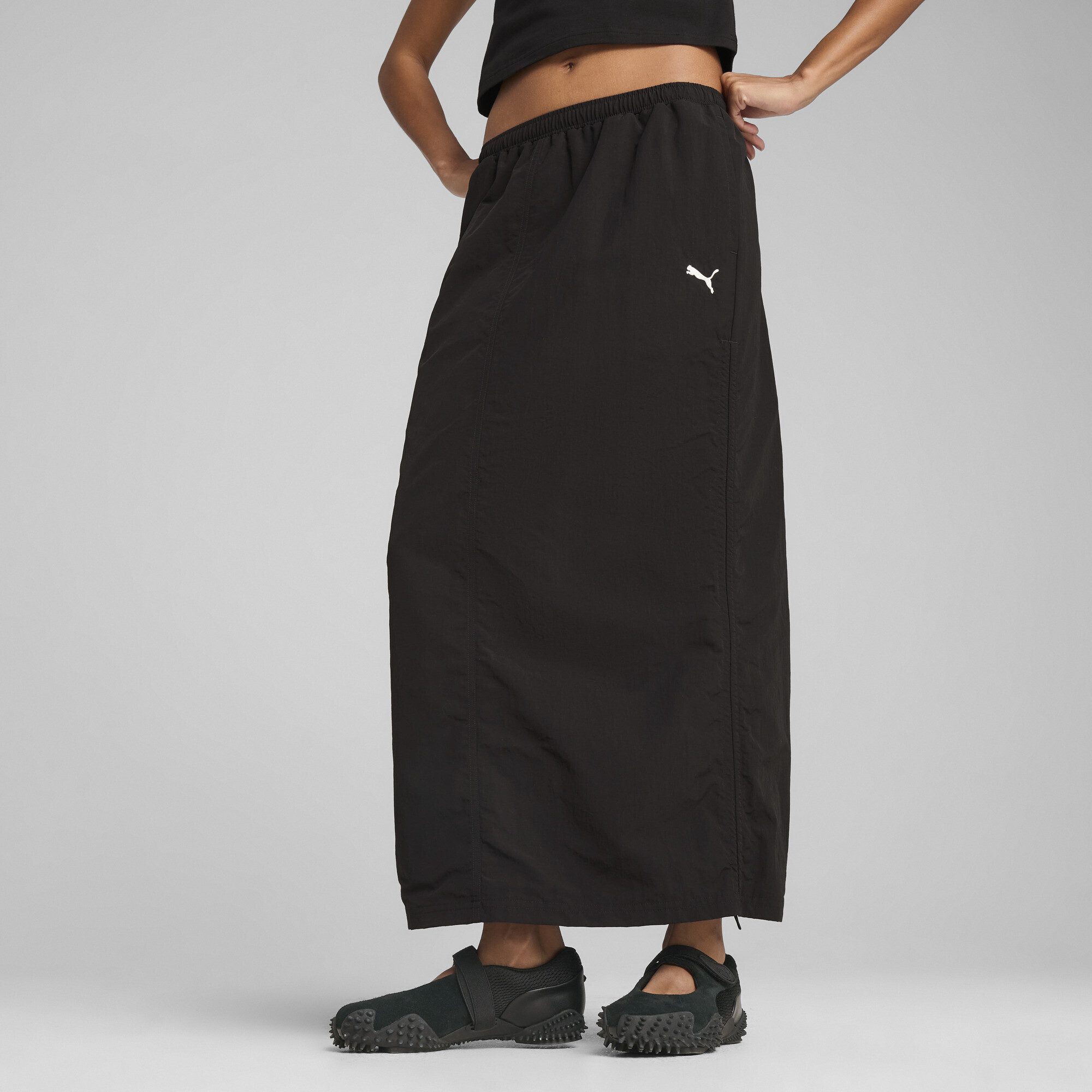 PUMA Jerseyrock WARDROBE ESS Gewebter Maxirock günstig online kaufen