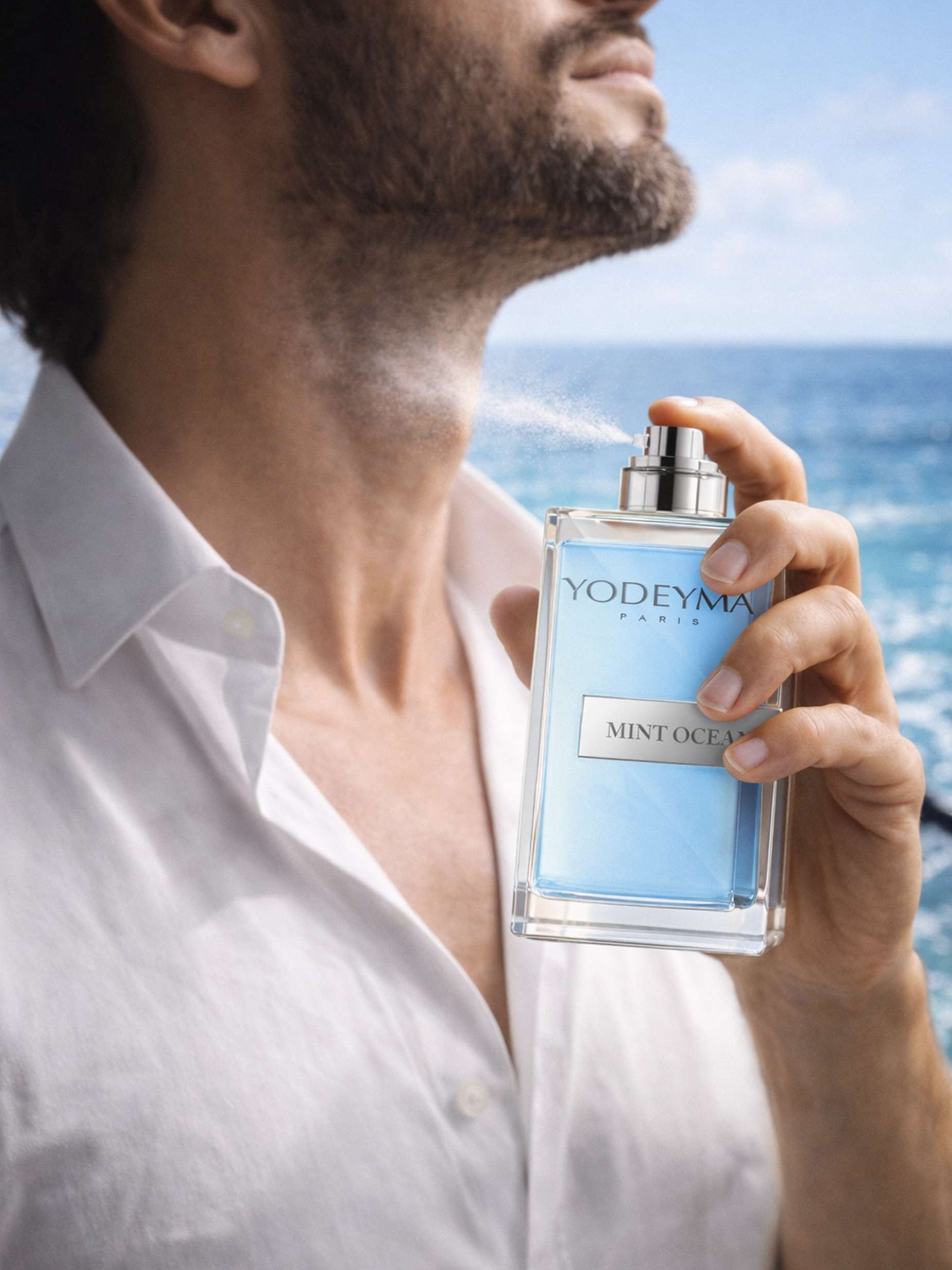 YODEYMA Eau de Parfum Parfum Mint Ocean (100 ml) aromatisch, zitrischer Duft für Herren, reichhaltig