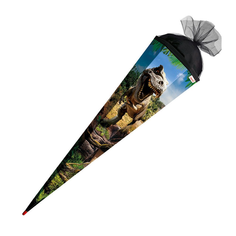 Fotoalbum Roth Schultüte Tyrannosaurus eckig Schutzspitze Tüllverschluss 85cm