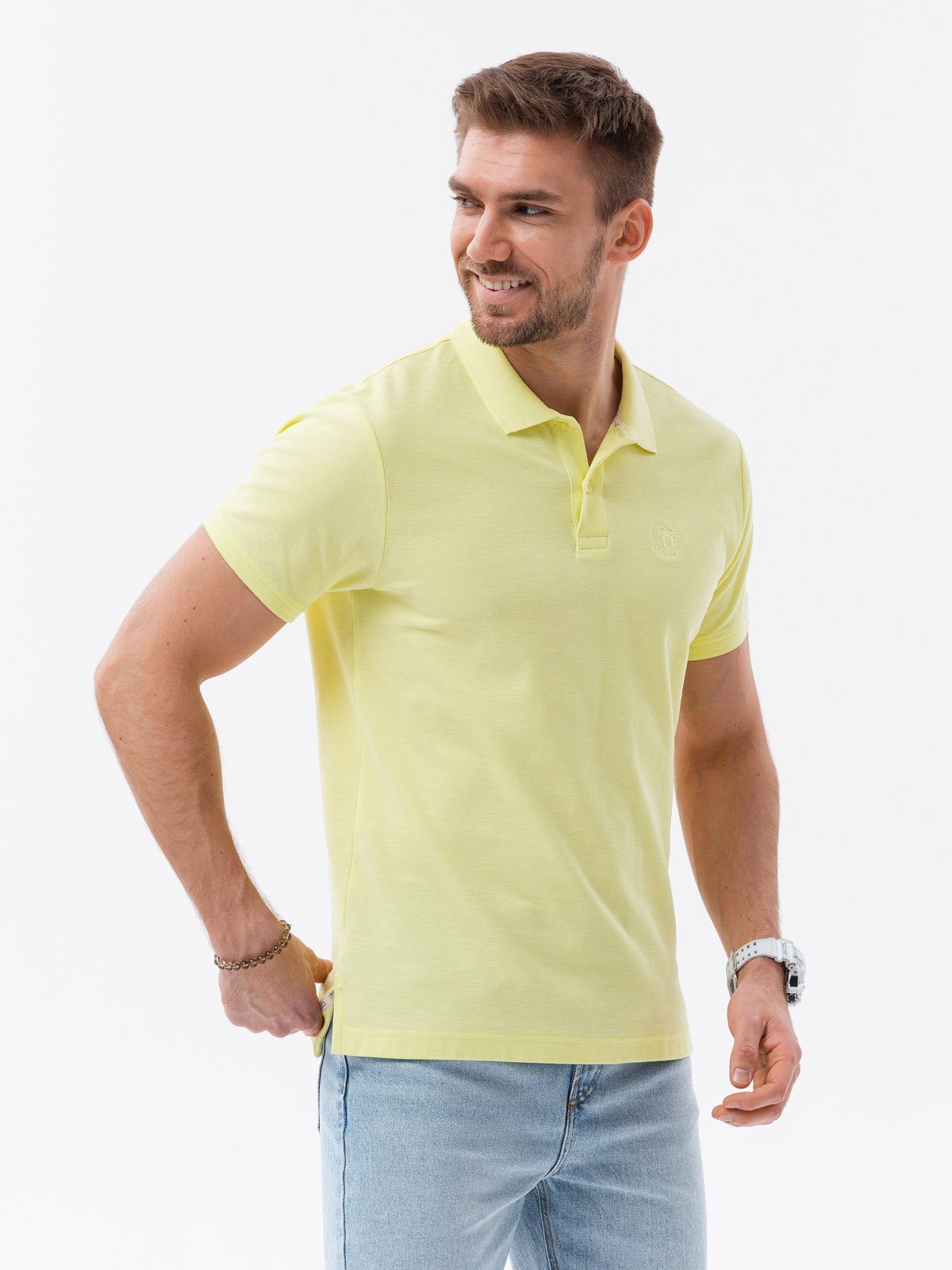 OMBRE Poloshirt Ombre Herren Pique-Strick-Poloshirt - günstig online kaufen