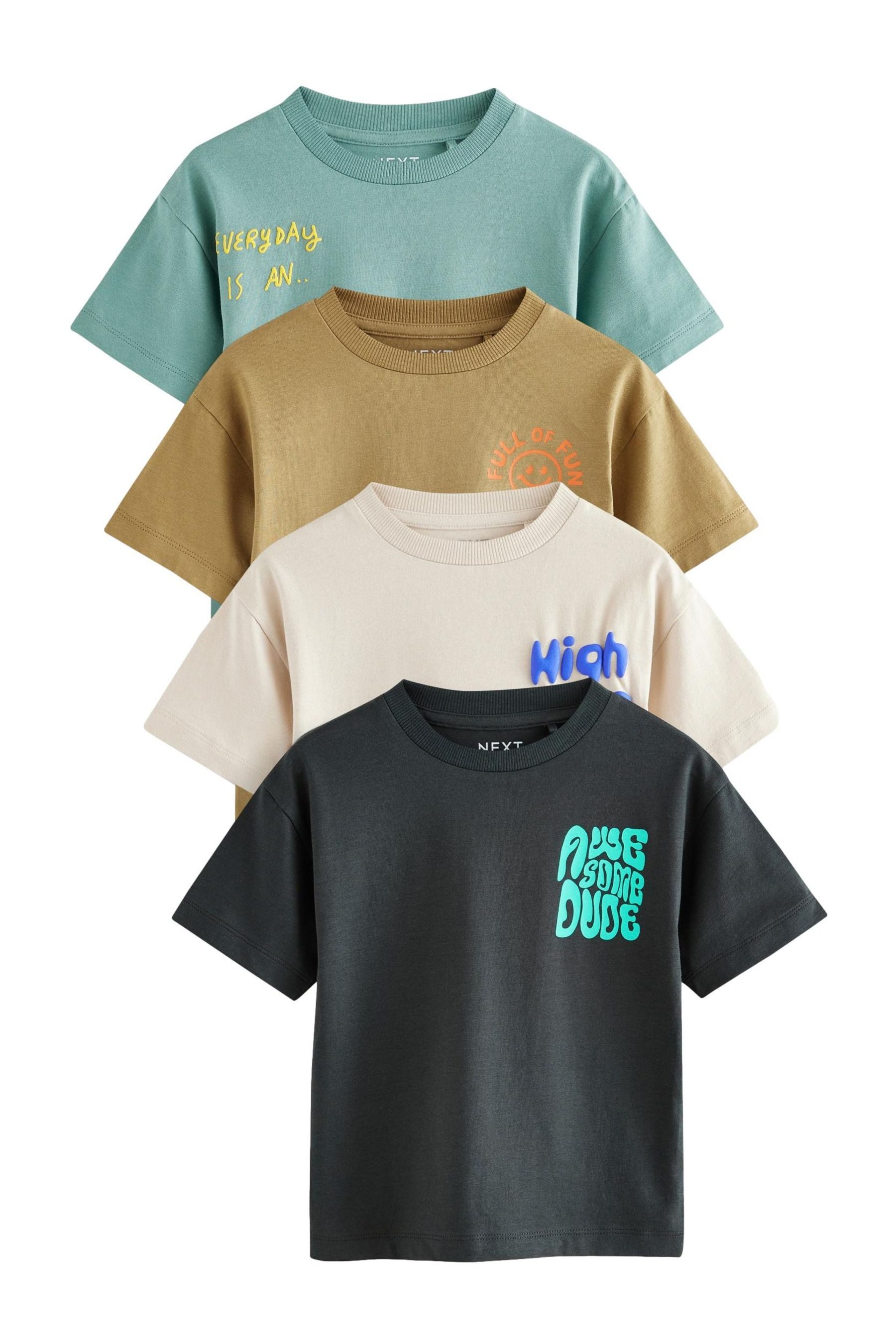 Next T-Shirt Футболки, 4er-Pack (4-tlg)